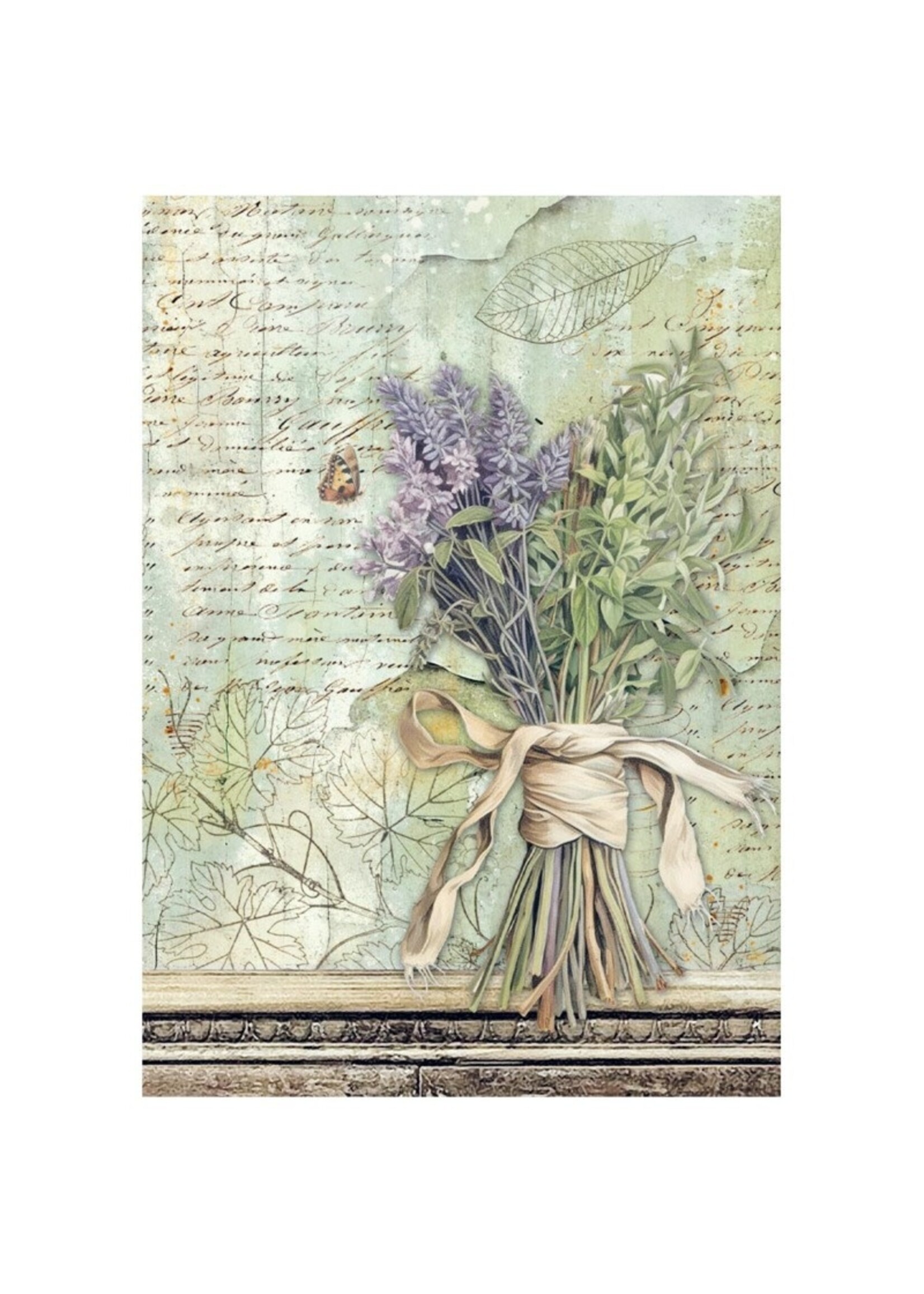 Stamperia Stamperia Mini Rice Paper, DFSA6X02 Herbarium Silvae