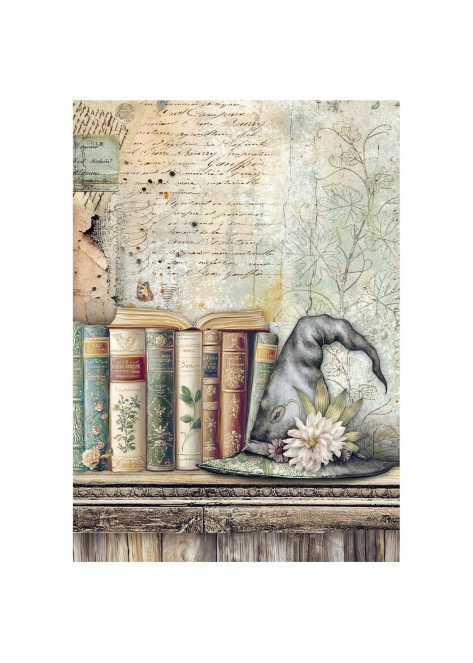 Stamperia Stamperia Mini Rice Paper, DFSA6X02 Herbarium Silvae