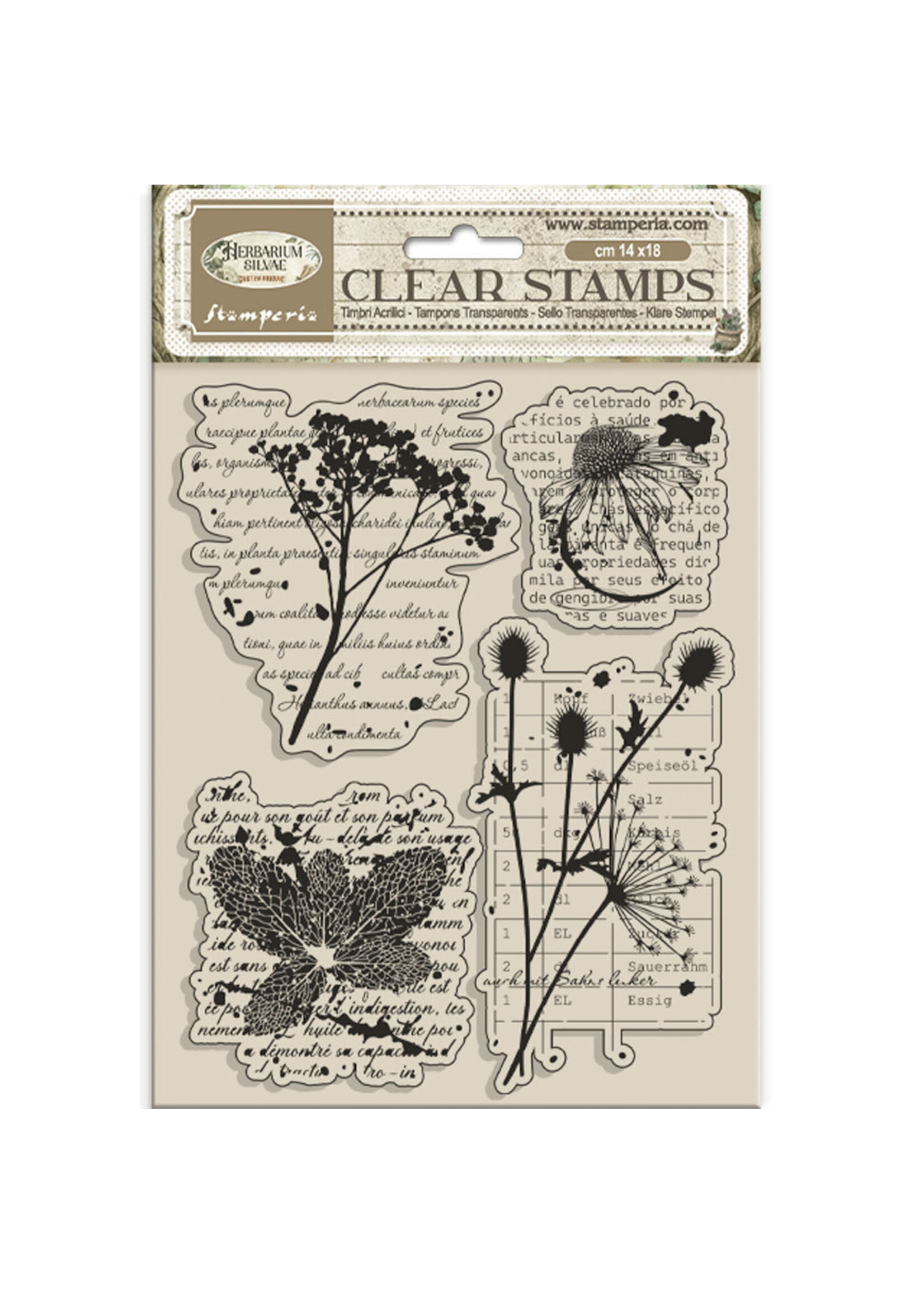 Stamperia Stamperia Stamp, WTK231 Herbarium Silvae - Botanic