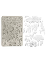 Stamperia Stamperia A5 Silicone Mould, KACMA597 Herbarium Silvae - Botanical Leaf Collection