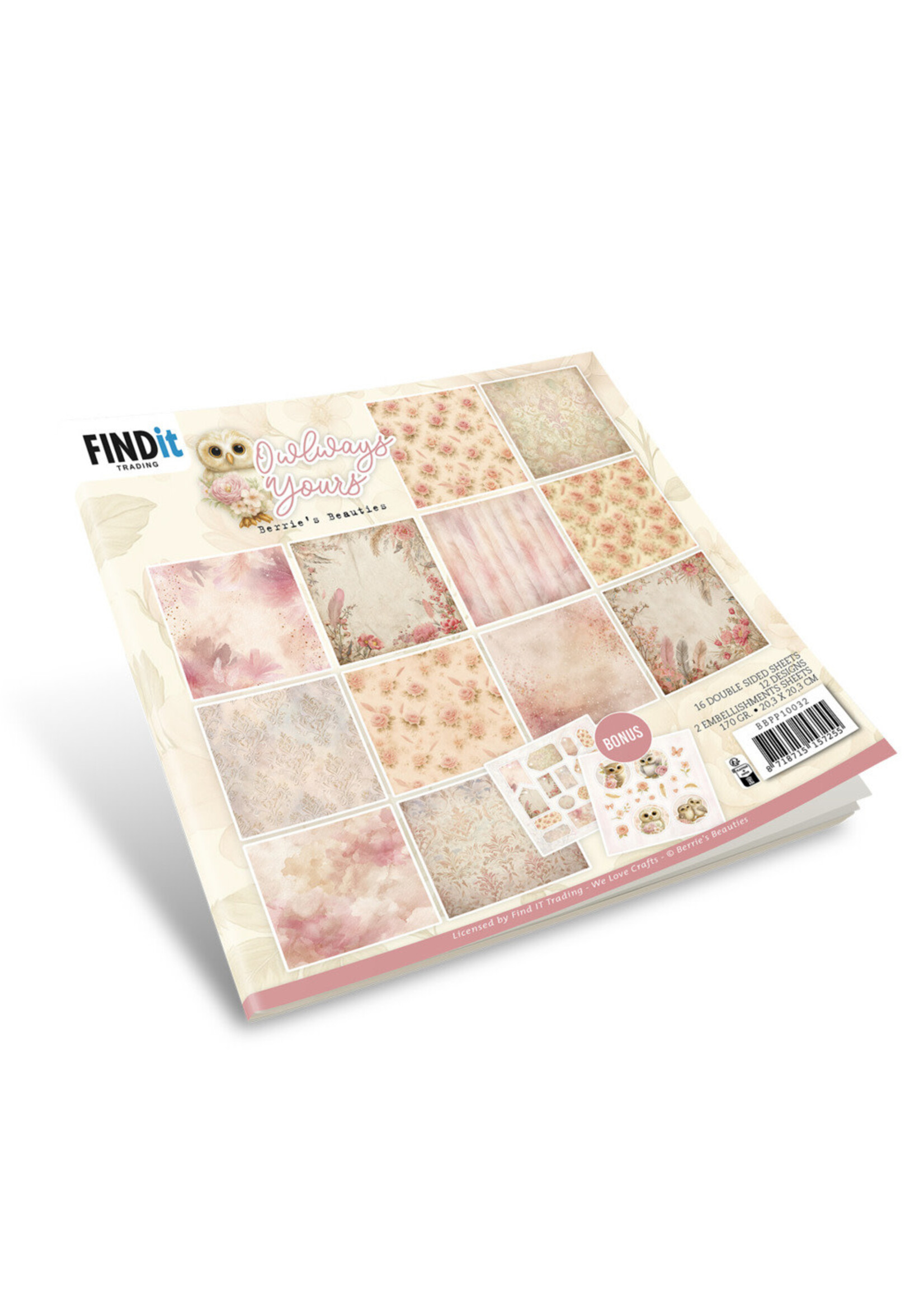 Find It Trading 8x8 Paper Pad, Owlways Yours