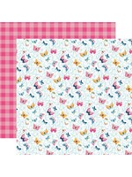 Echo Park Echo Park 12x12 Play all Day Girl, Catch Butterflies