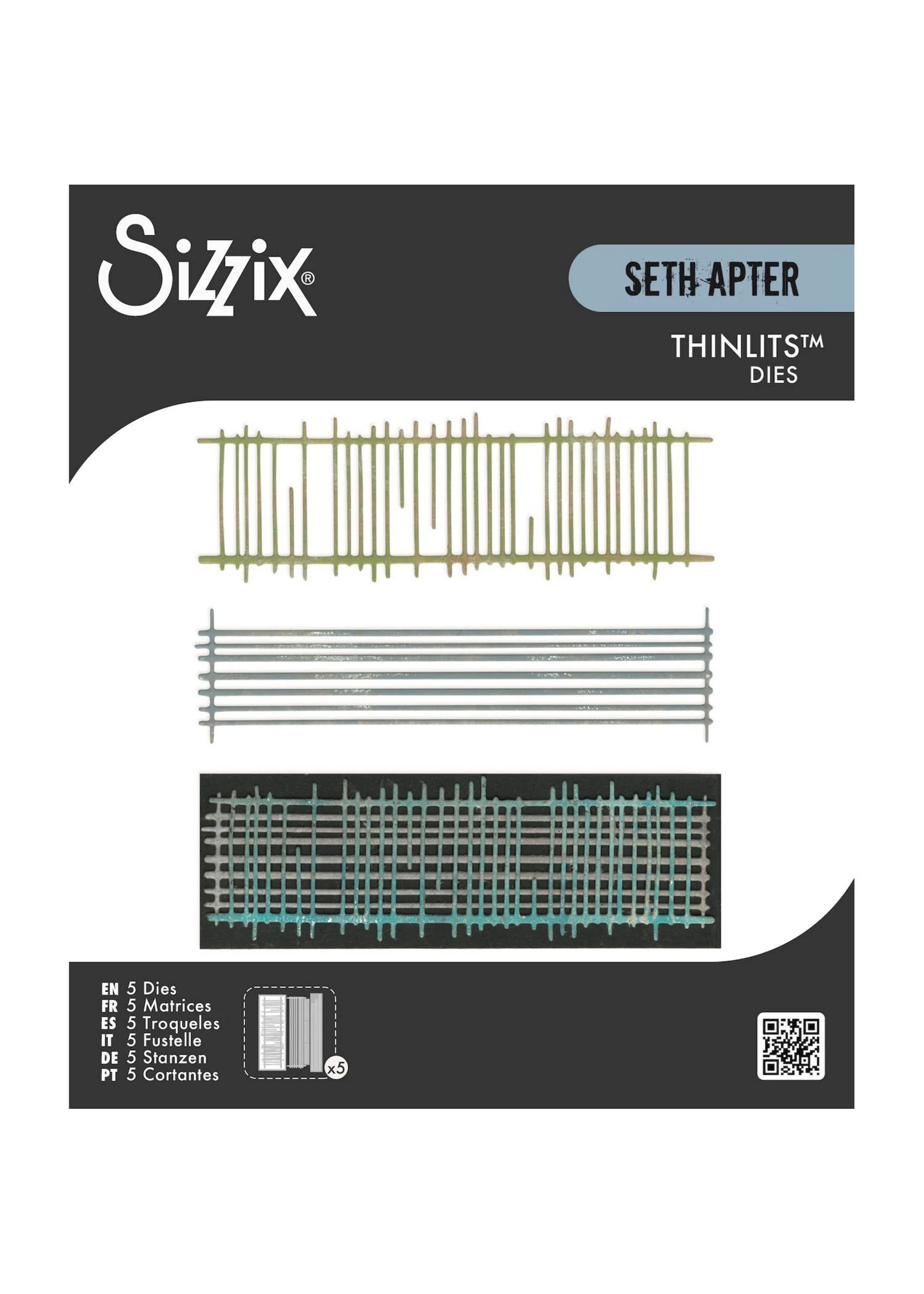 Sizzix Sizzix Seth ApterThinlits Die, 666908 Tracks (5 pk)