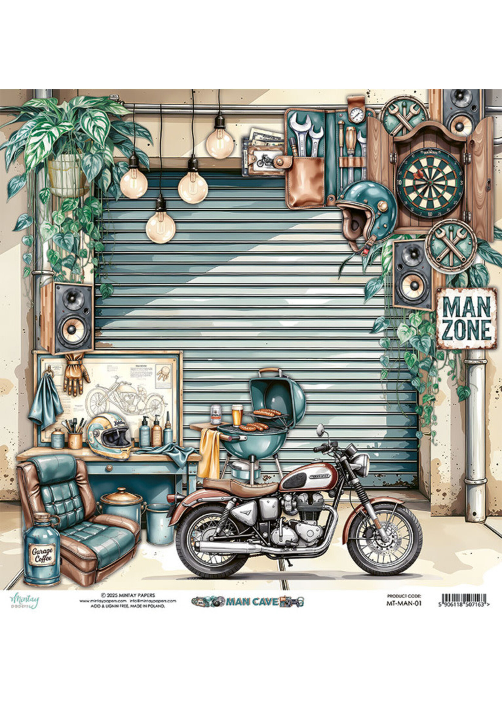 Mintay 12X12 Man Cave, 01