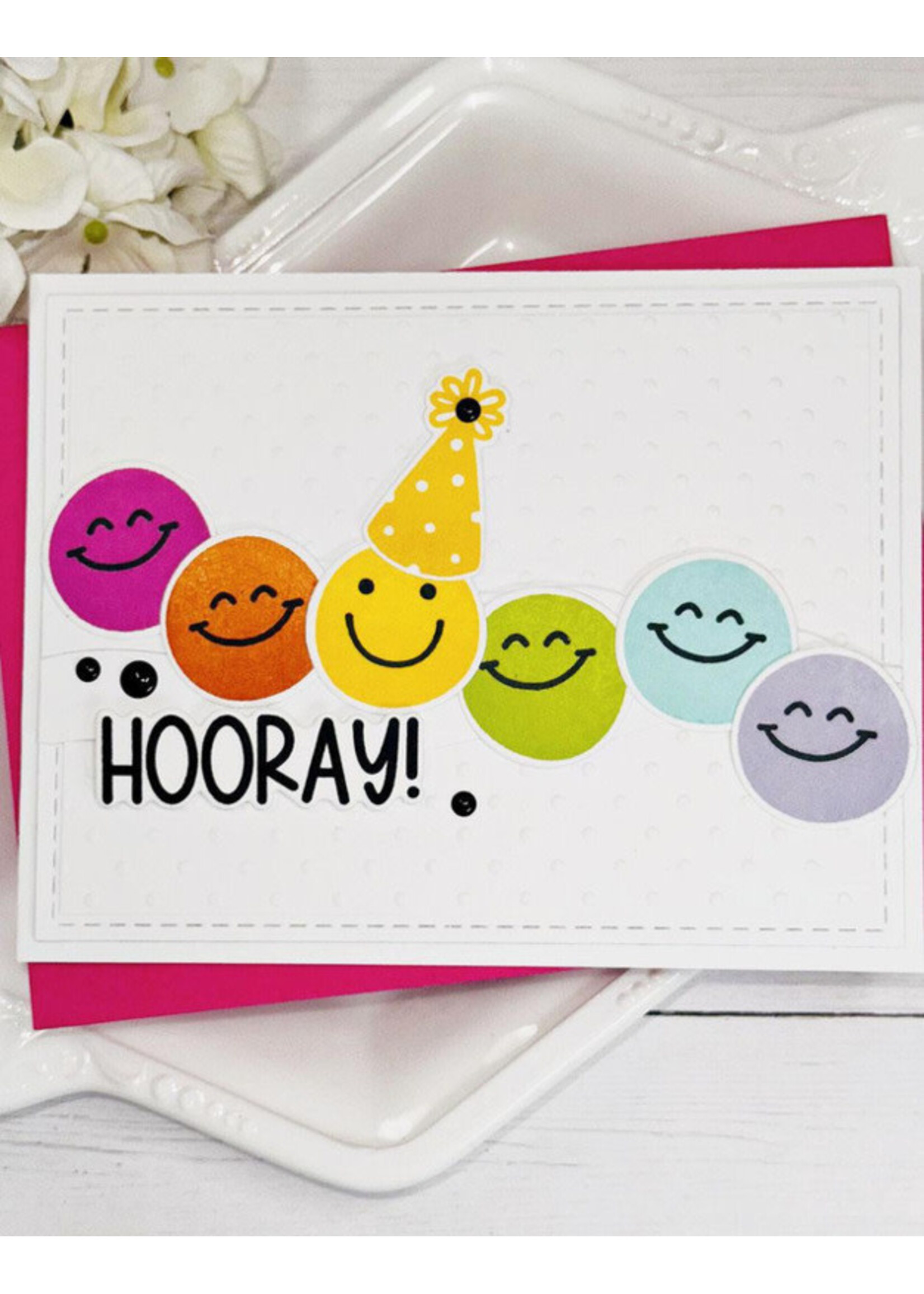 Taylored Expressions Taylored Expressions Stamp & Die Combo, Smiley Squad