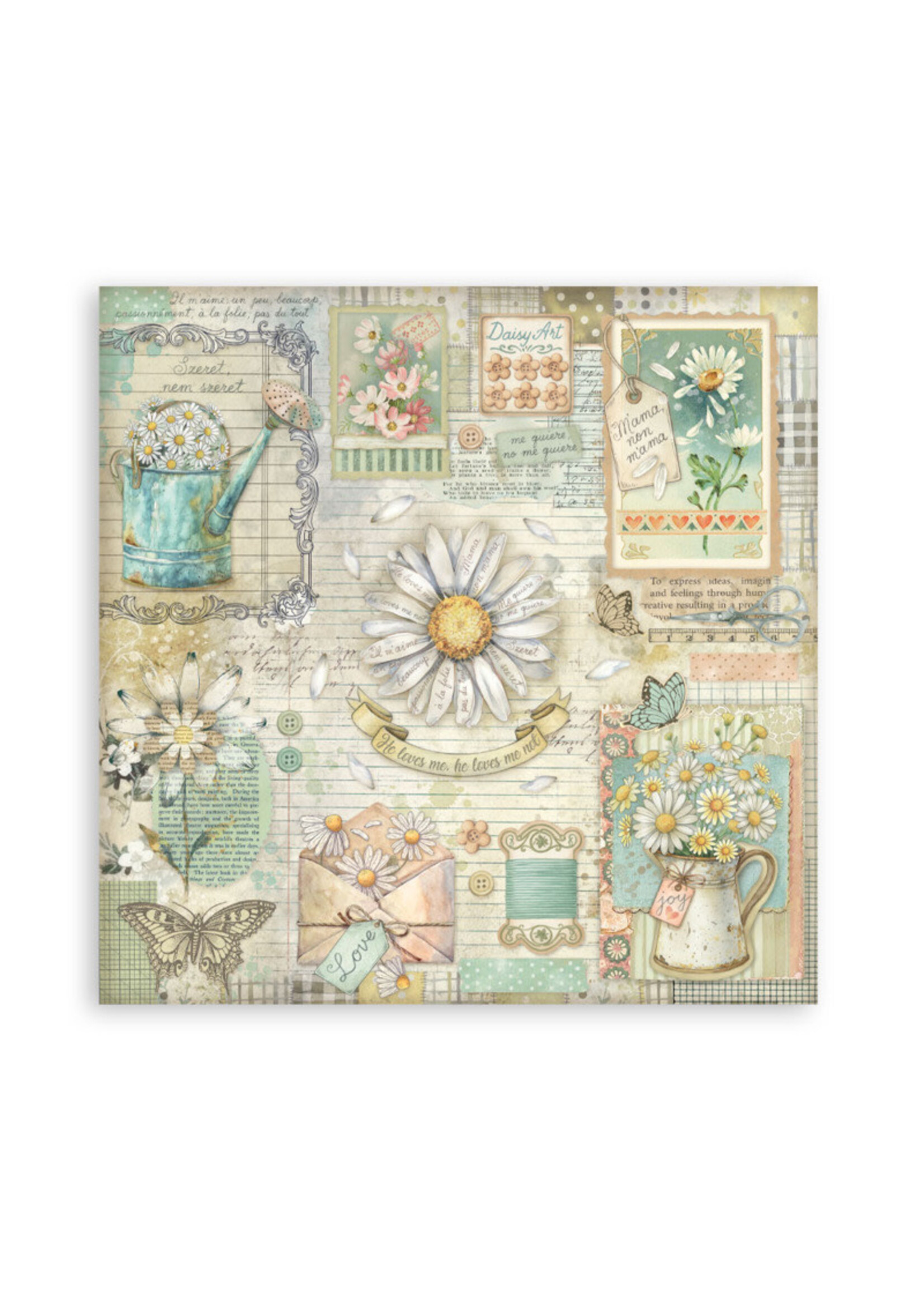 Stamperia Stamperia 12X12 Maxi Paper Pad, Daisy Art