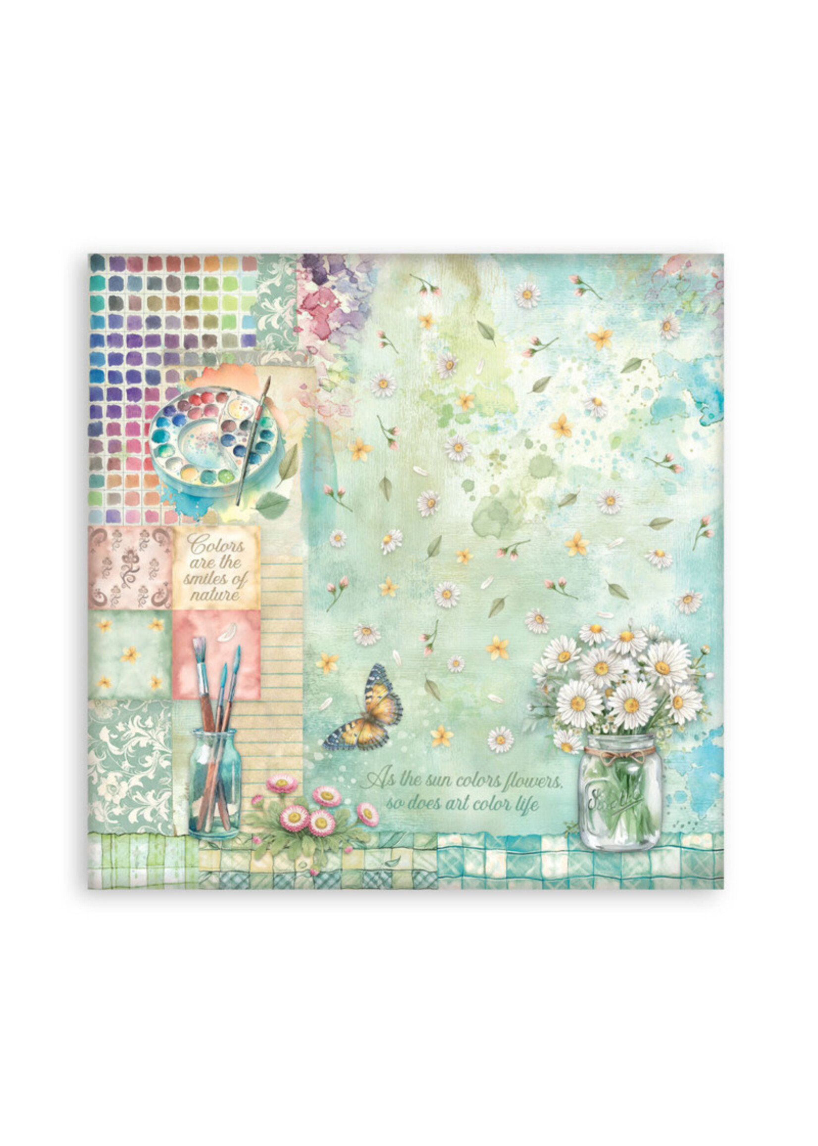 Stamperia Stamperia 12X12 Maxi Paper Pad, Daisy Art