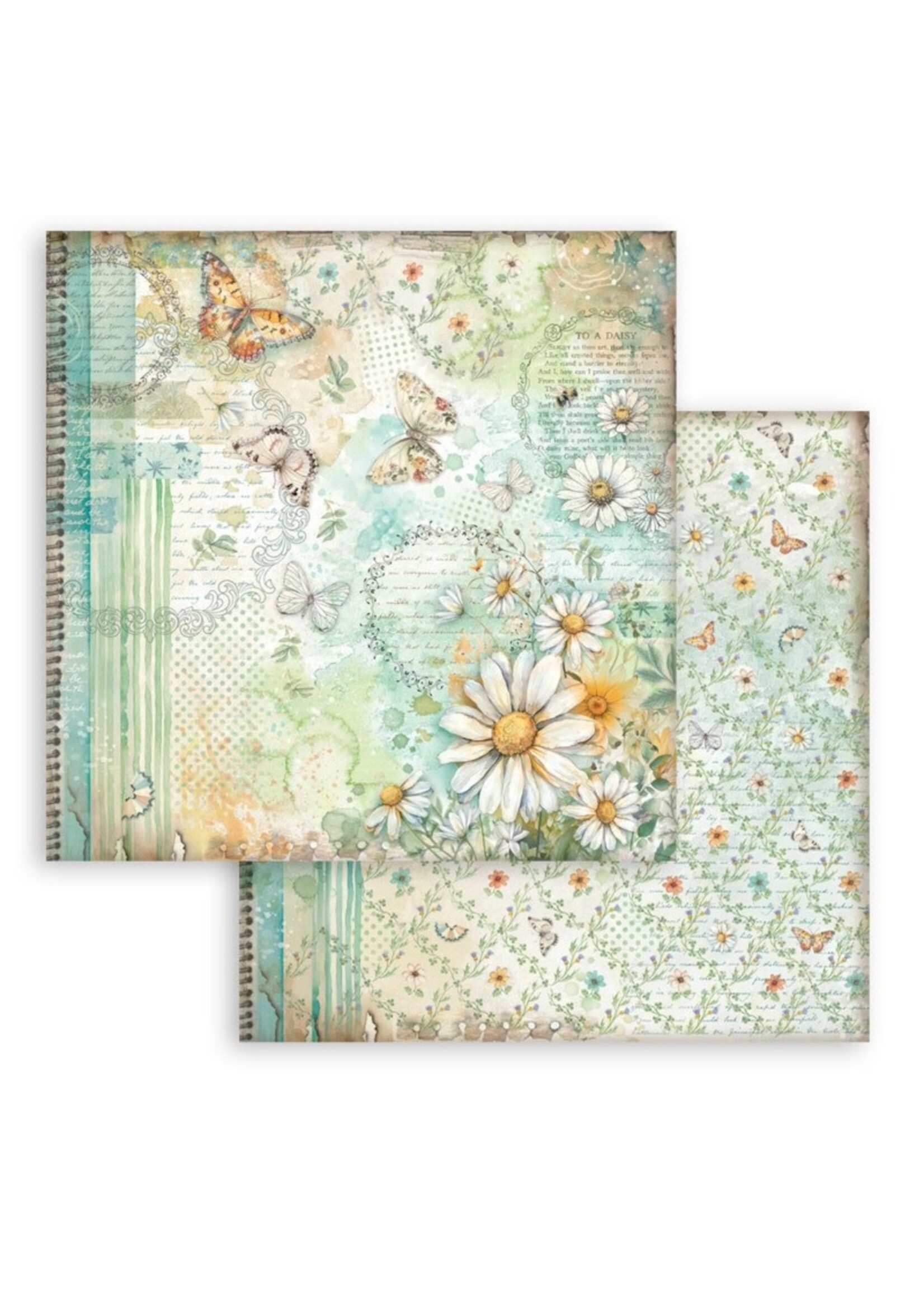 Stamperia Stamperia 12X12 Paper Pad, Daisy Art