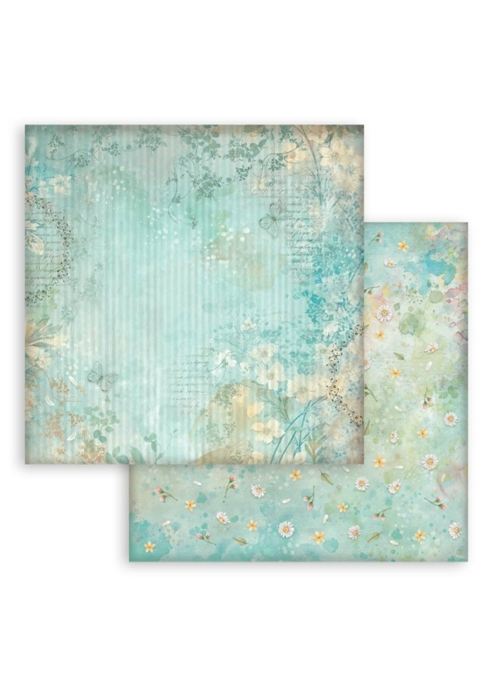 Stamperia Stamperia 12X12 Backgrounds Paper Pad, Daisy Art