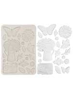 Stamperia Stamperia A5 Silicone Mould, Daisy Art - Daisy and Butterfly