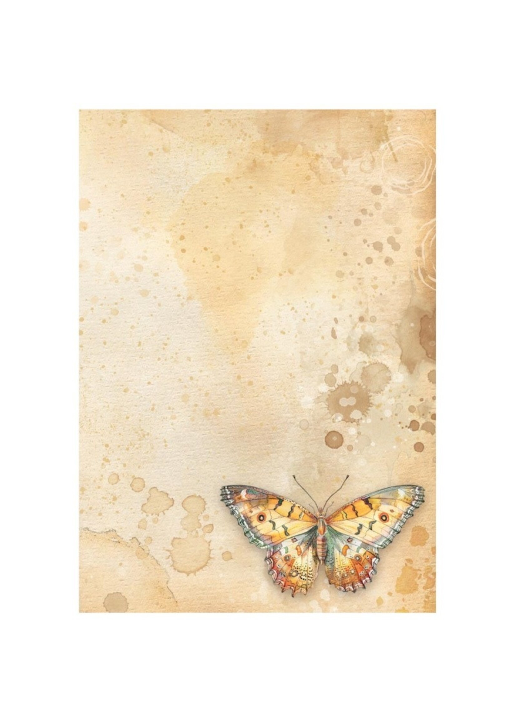 Stamperia Stamperia  A6 Mini Rice Paper, Daisy Art (8 Sheets)