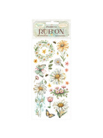 Stamperia Stamperia Rub-on, DFLRB220 Daisy Art - Daisy and Butterfly