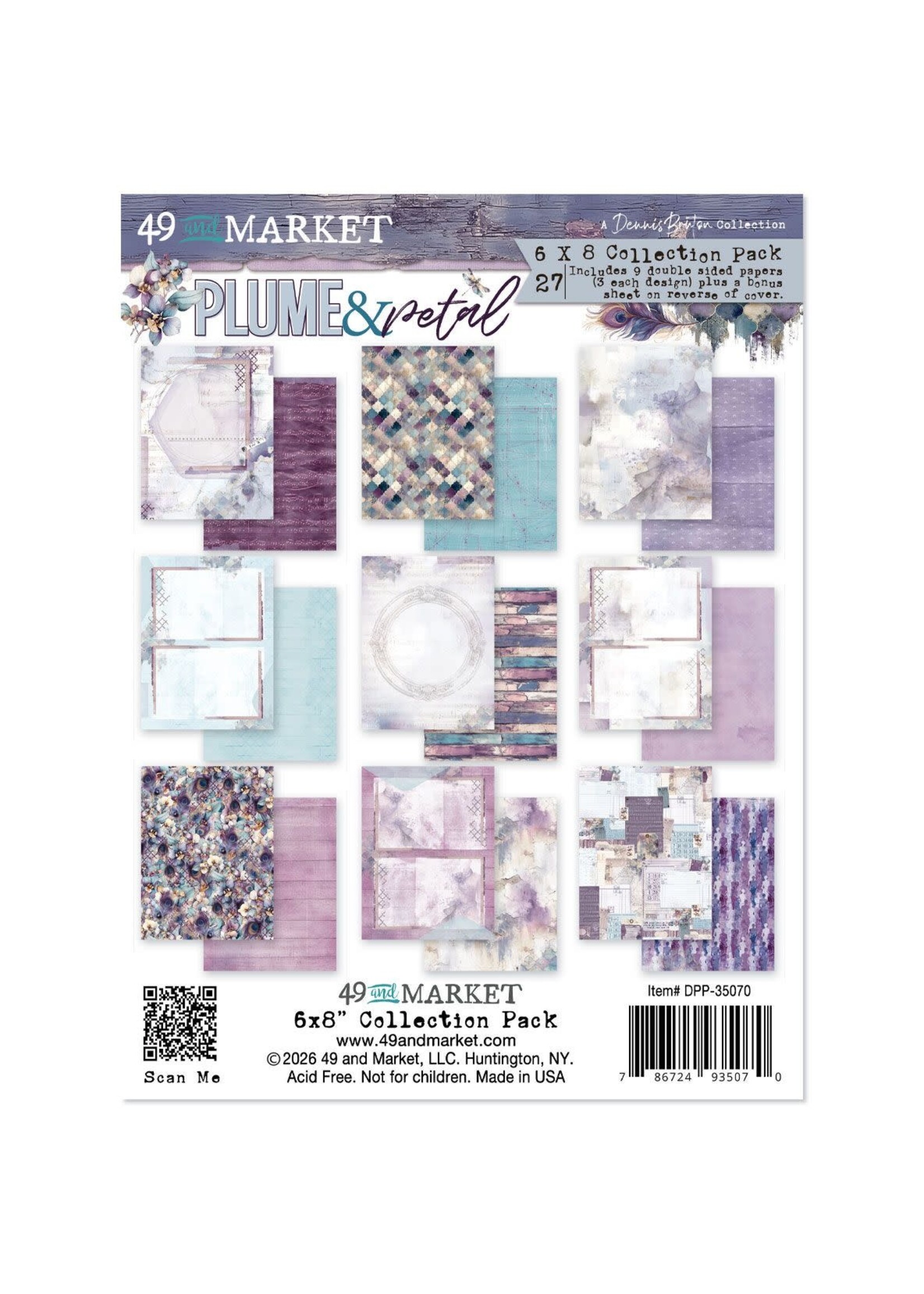 49 & Market 49 and Market 6x8 Collection Pack, Plume & Petal