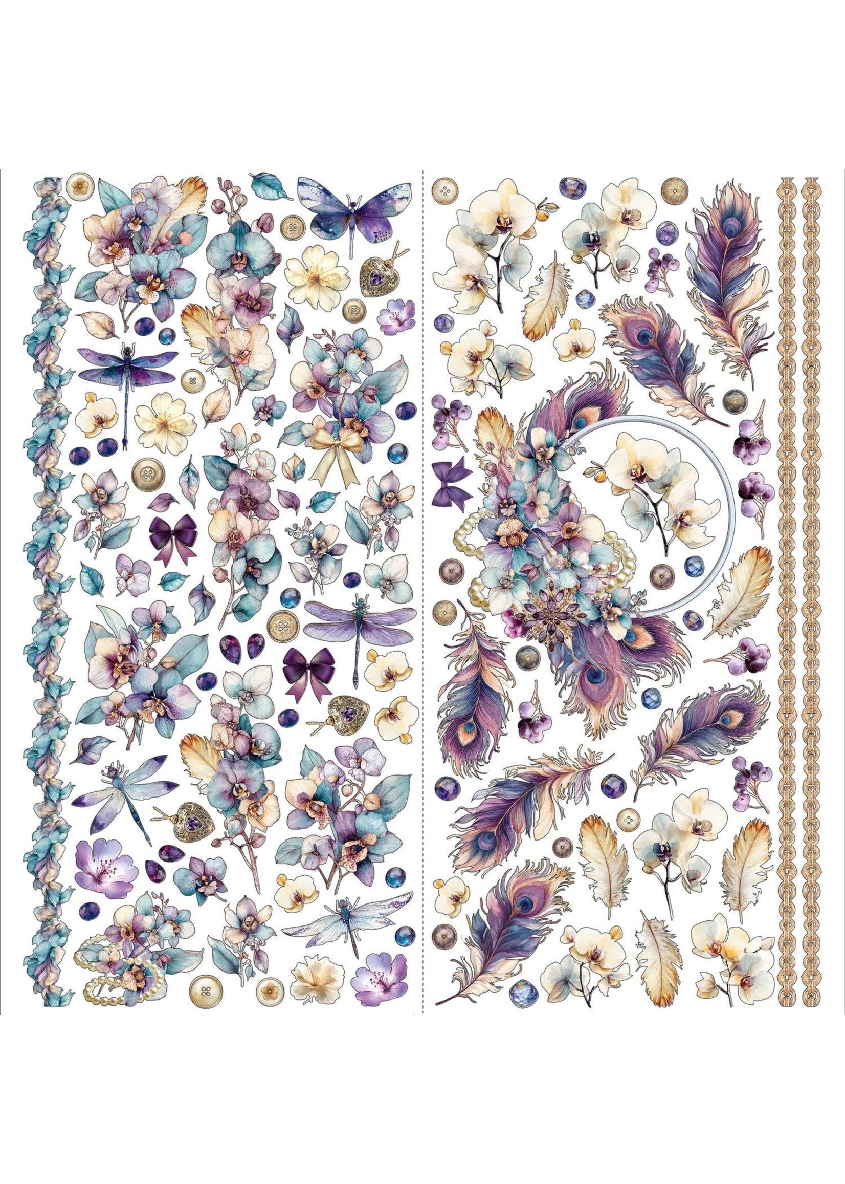 49 & Market 49 and Market Laser Cut Outs, Plume & Petal