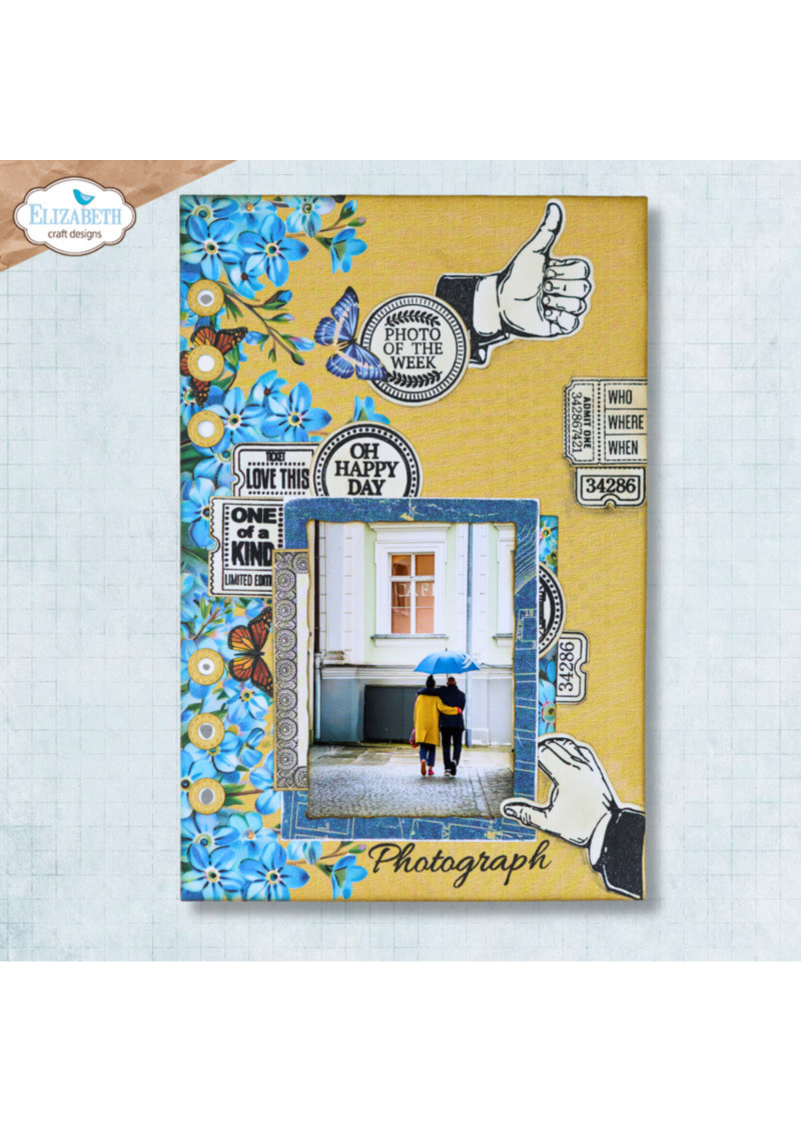 Elizabeth Craft Design Elizabeth Craft Design Stamp & Die Set, Thumbs Up