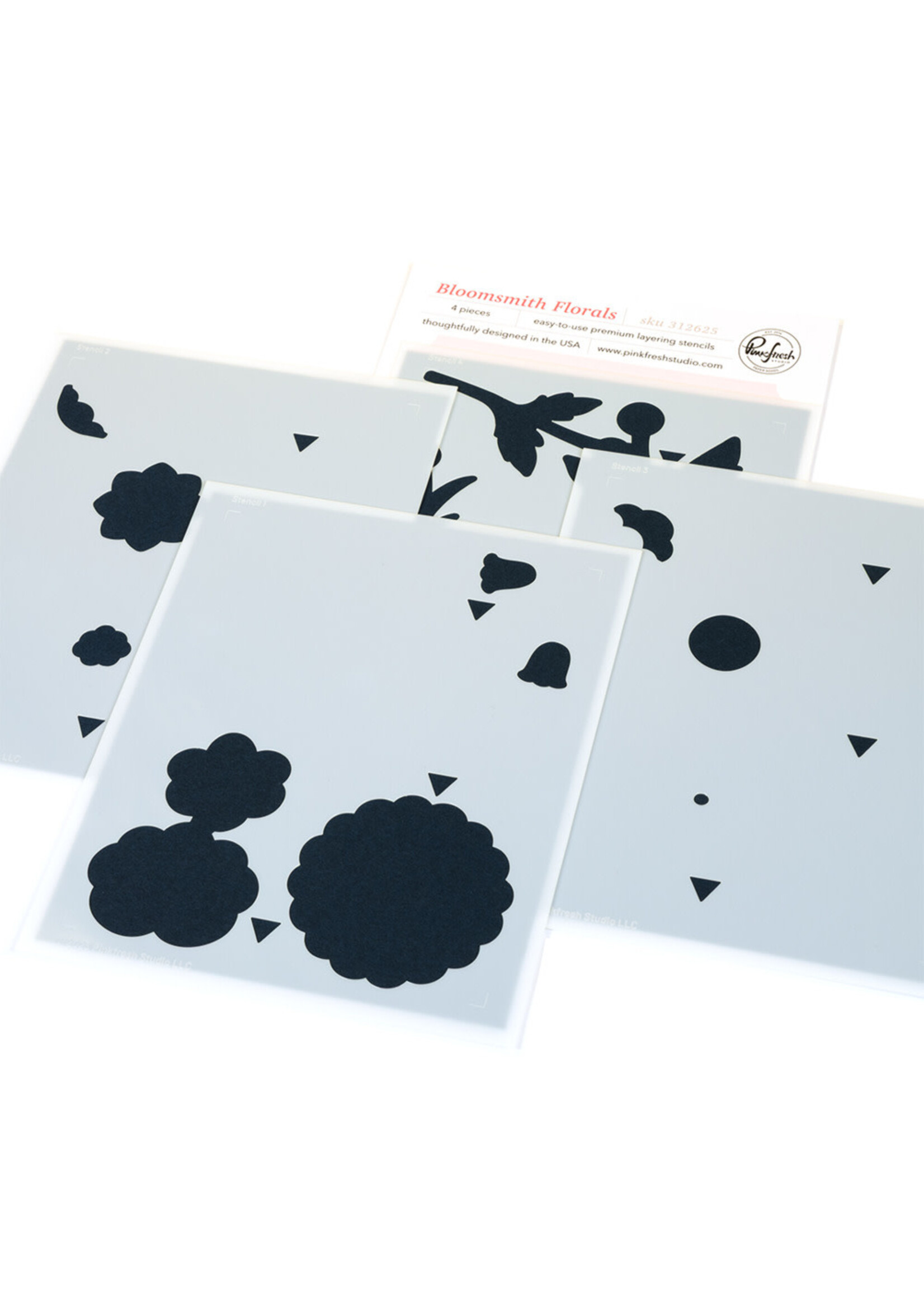 Pink Fresh Studio Pink Fresh Stencil, Bloomsmith Florals