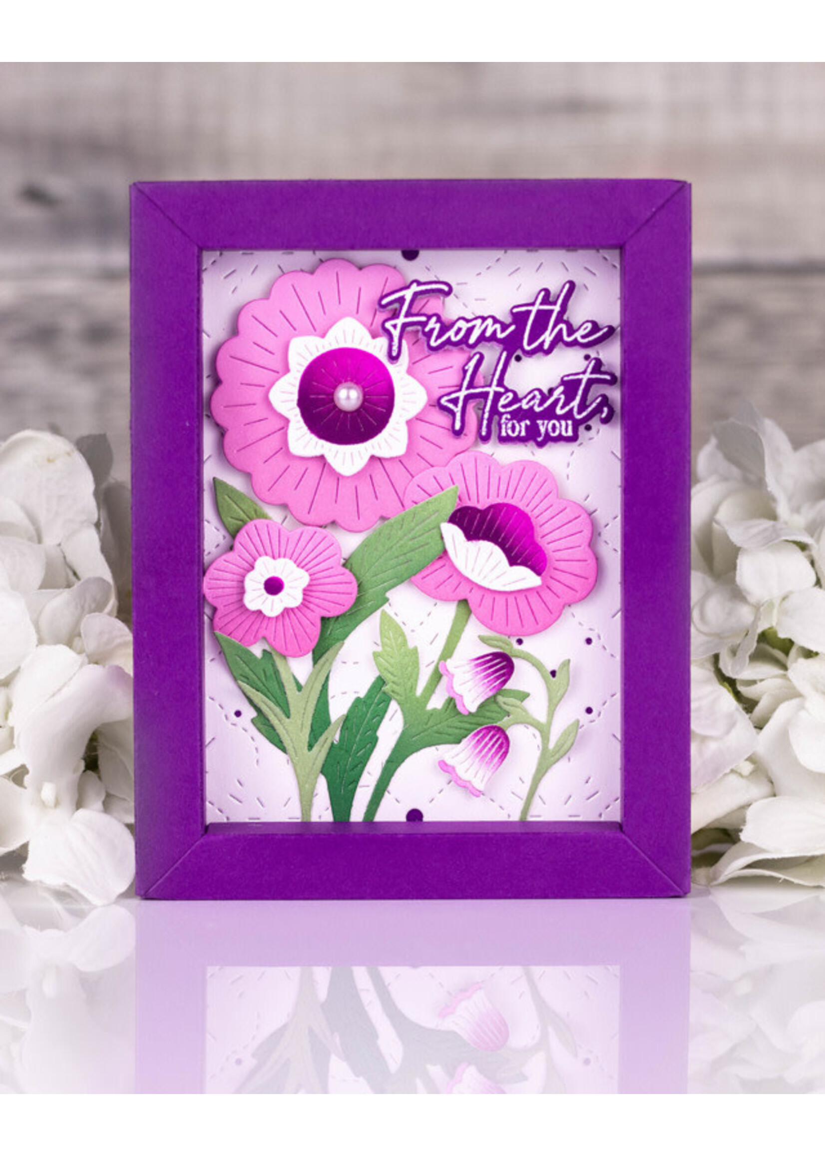 Pink Fresh Studio Pink Fresh Die/Stencil Bundle, Bloomsmith Florals