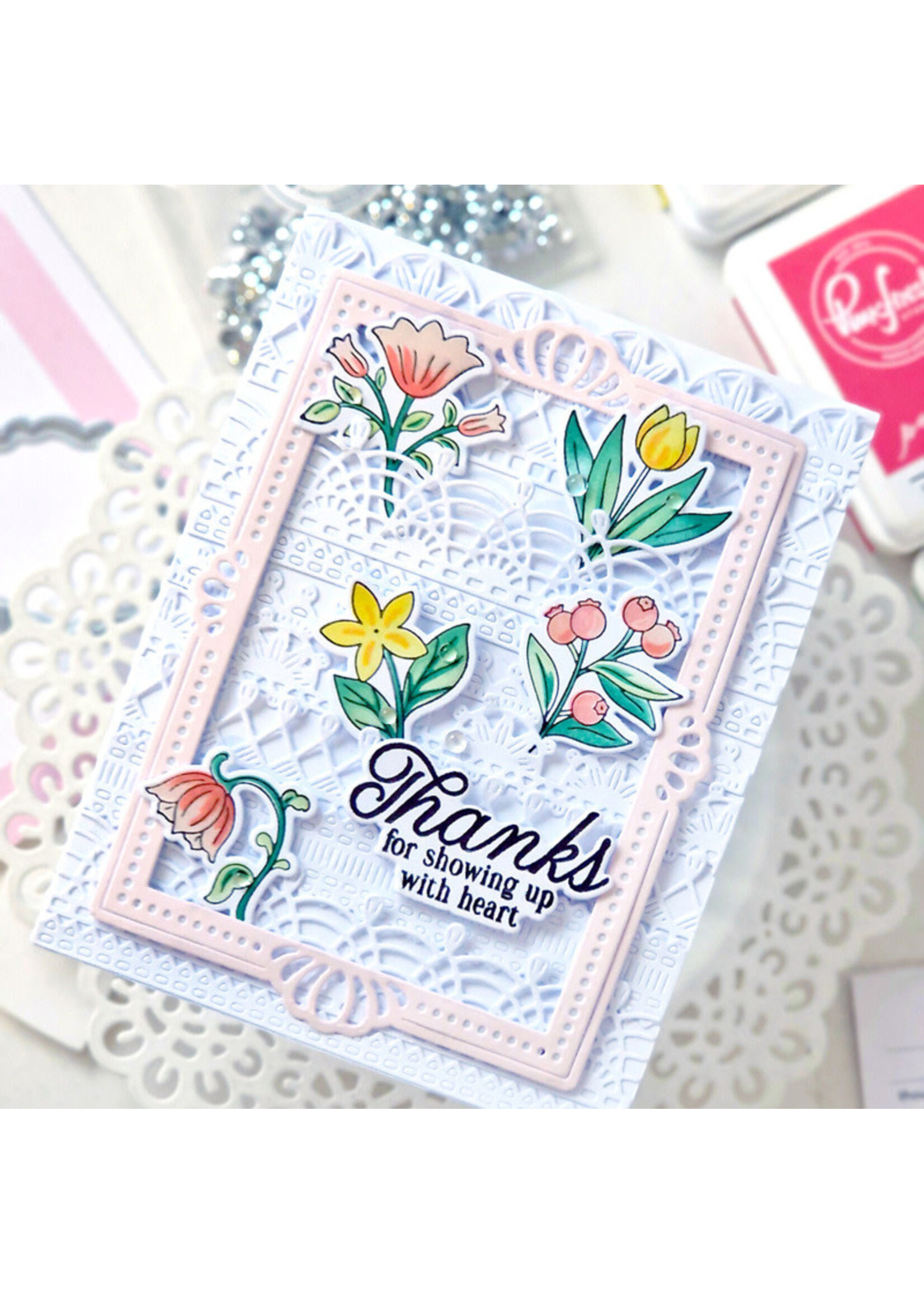 Pink Fresh Studio Pink Fresh Die, The Stitch Edit: Heritage Lace