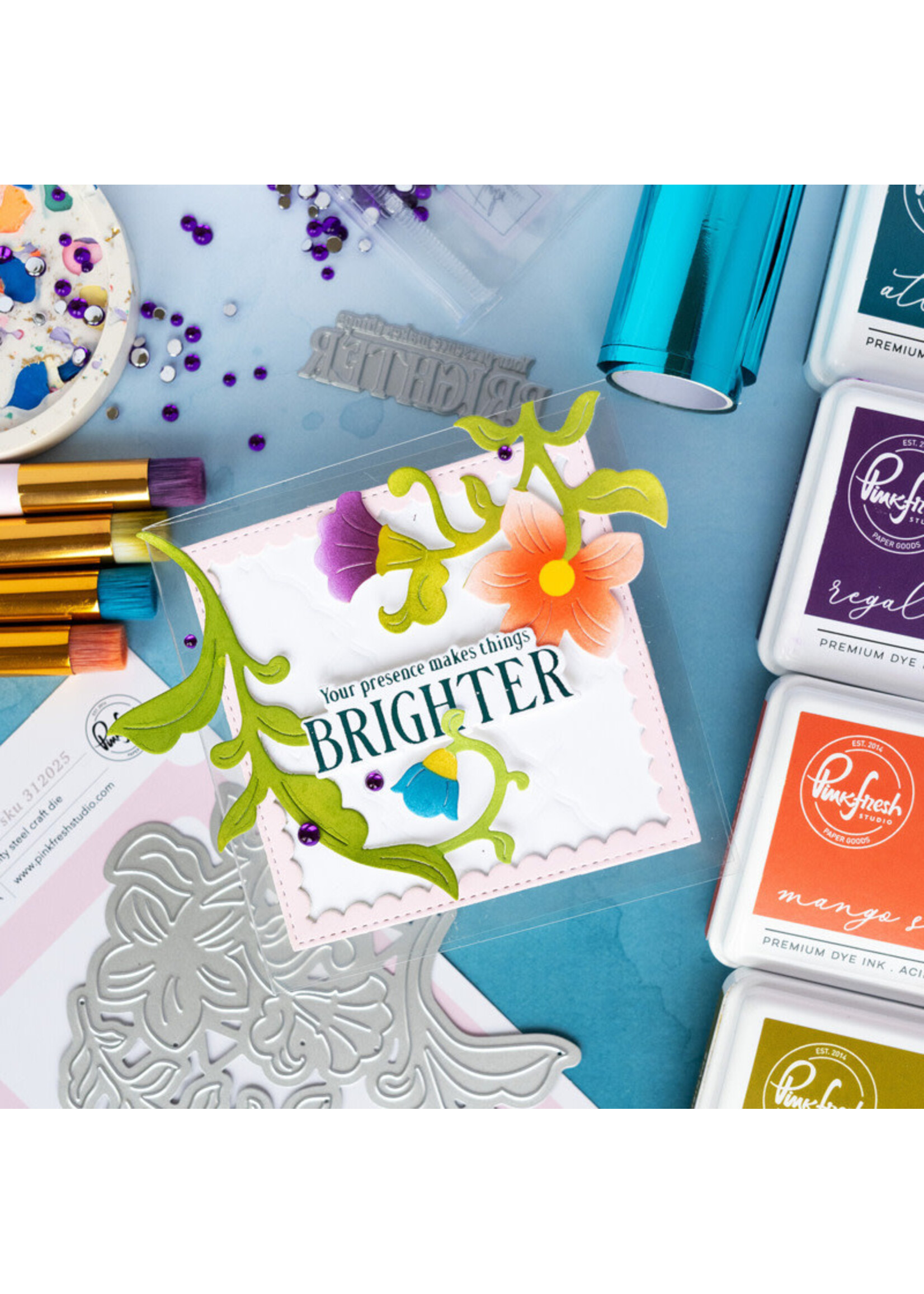 Pink Fresh Studio Pink Fresh Press Plate, Room for Joy