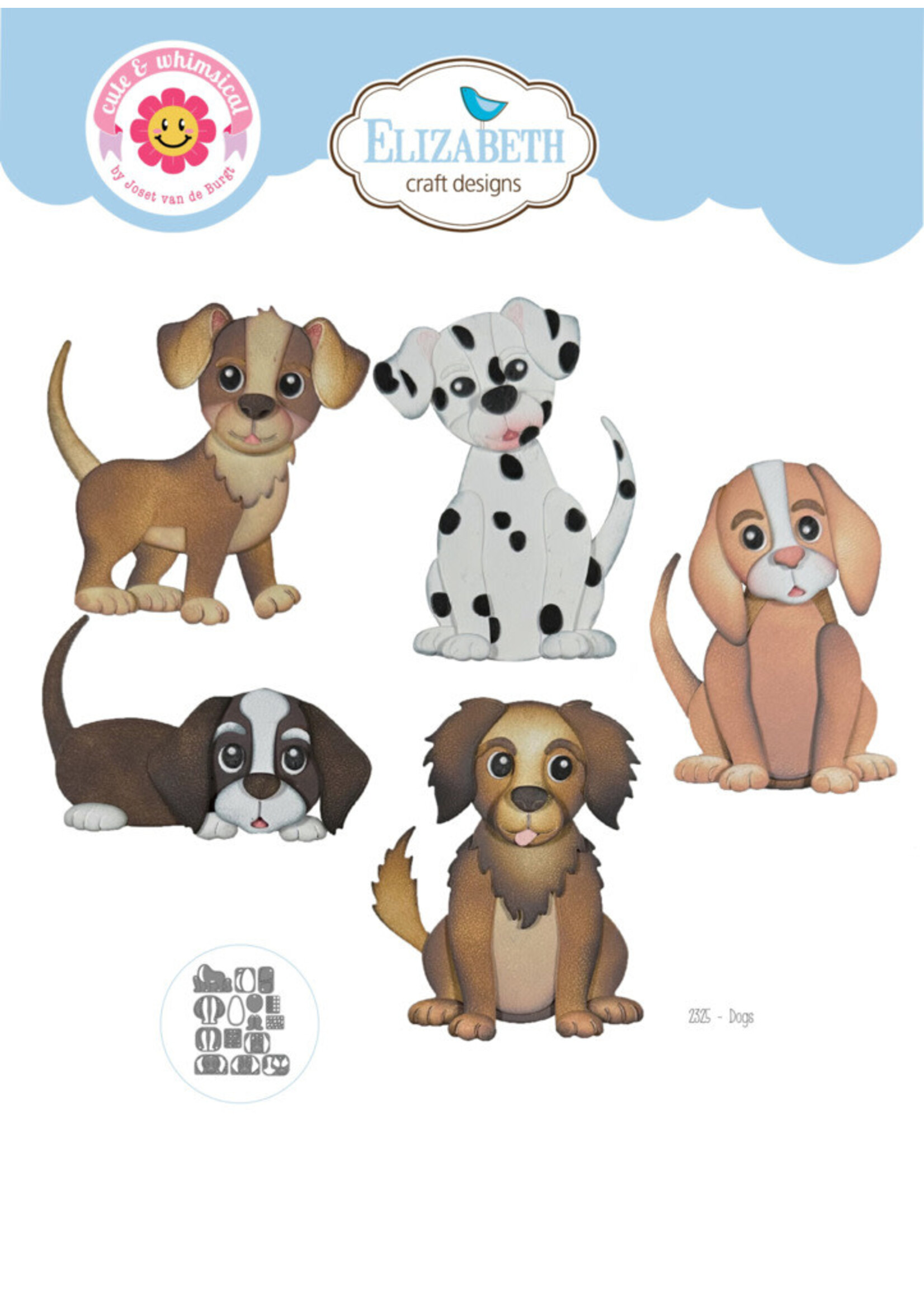 Elizabeth Craft Design Elizabeth Craft Die, 2325 Dogs