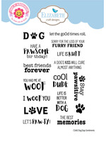 Elizabeth Craft Design Elizabeth Craft Stamp, CS442 Dog Days Sentiments