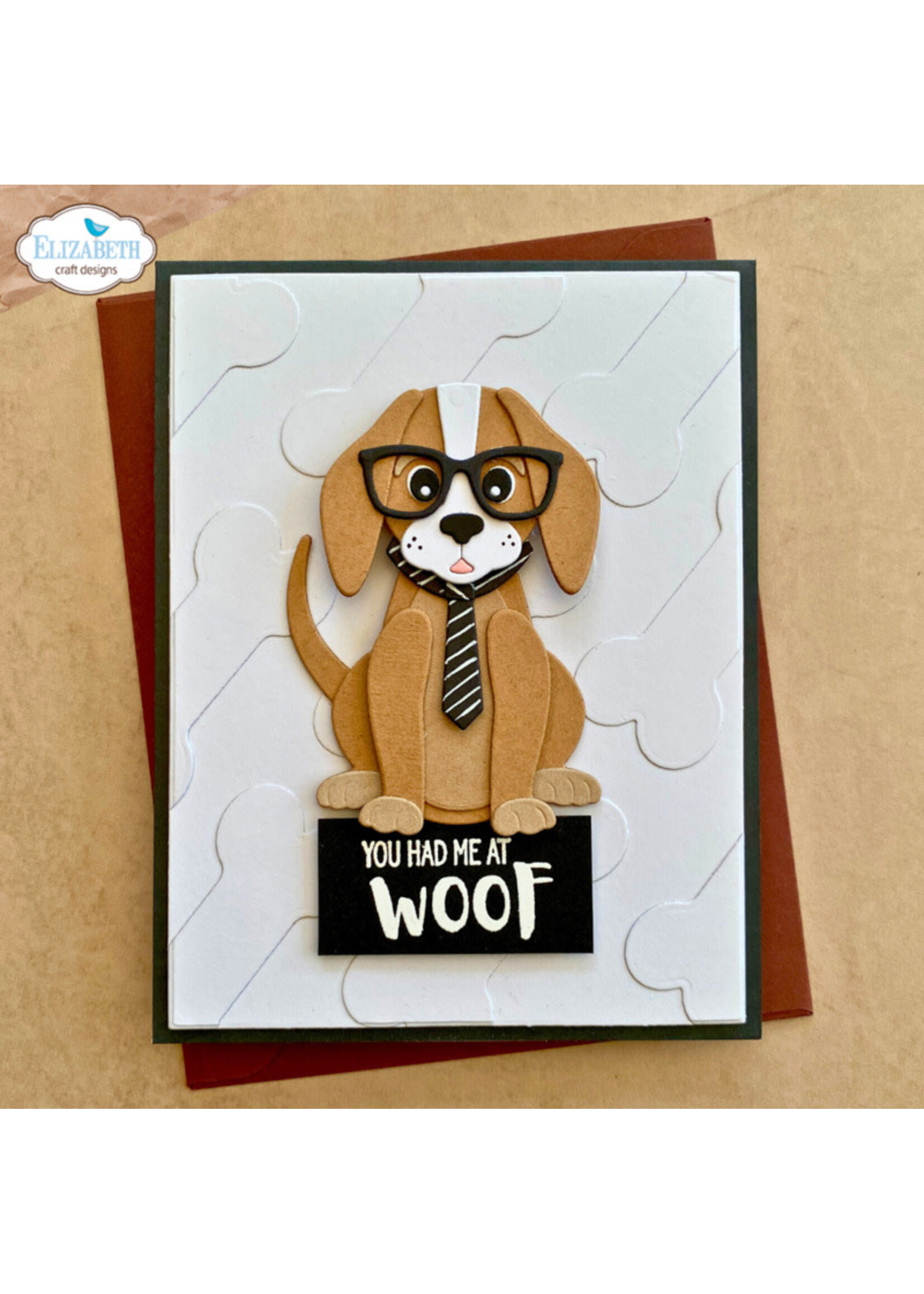 Elizabeth Craft Design Elizabeth Craft Stamp, CS442 Dog Days Sentiments