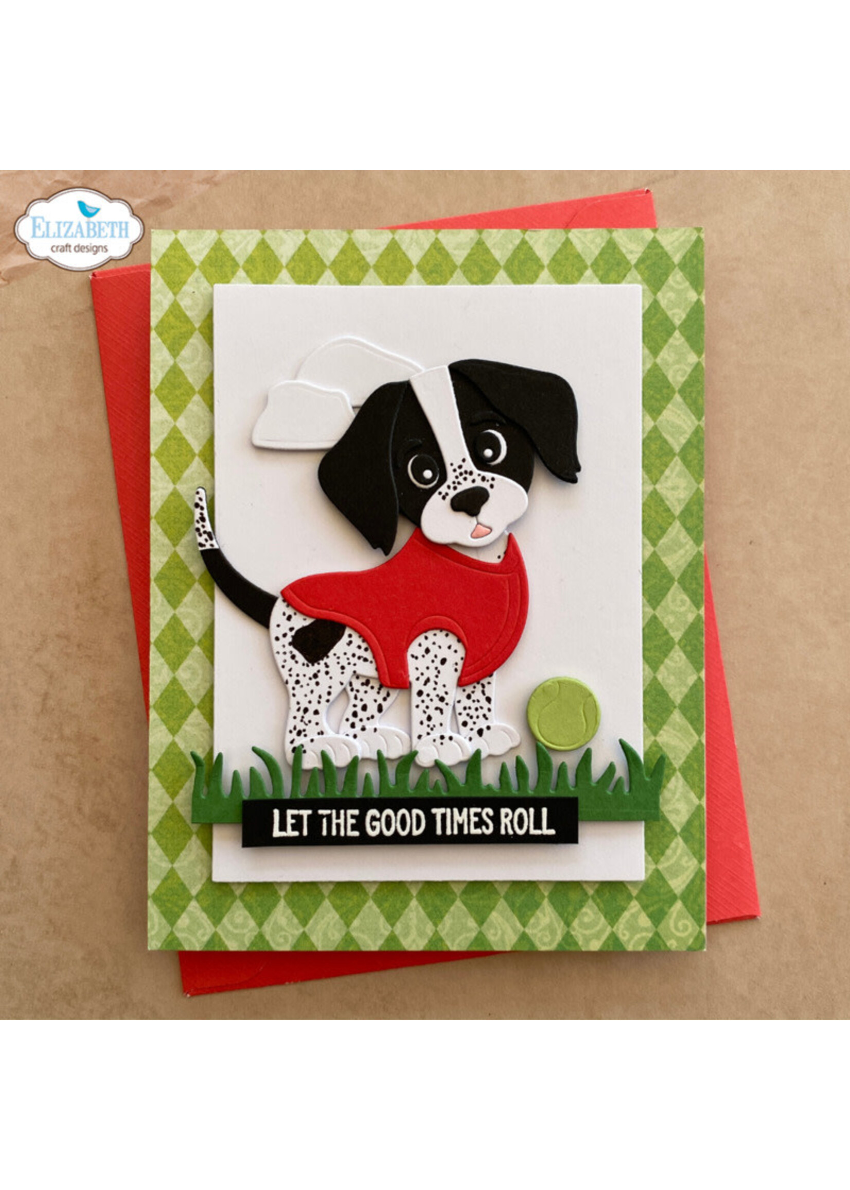 Elizabeth Craft Design Elizabeth Craft Stamp, CS442 Dog Days Sentiments