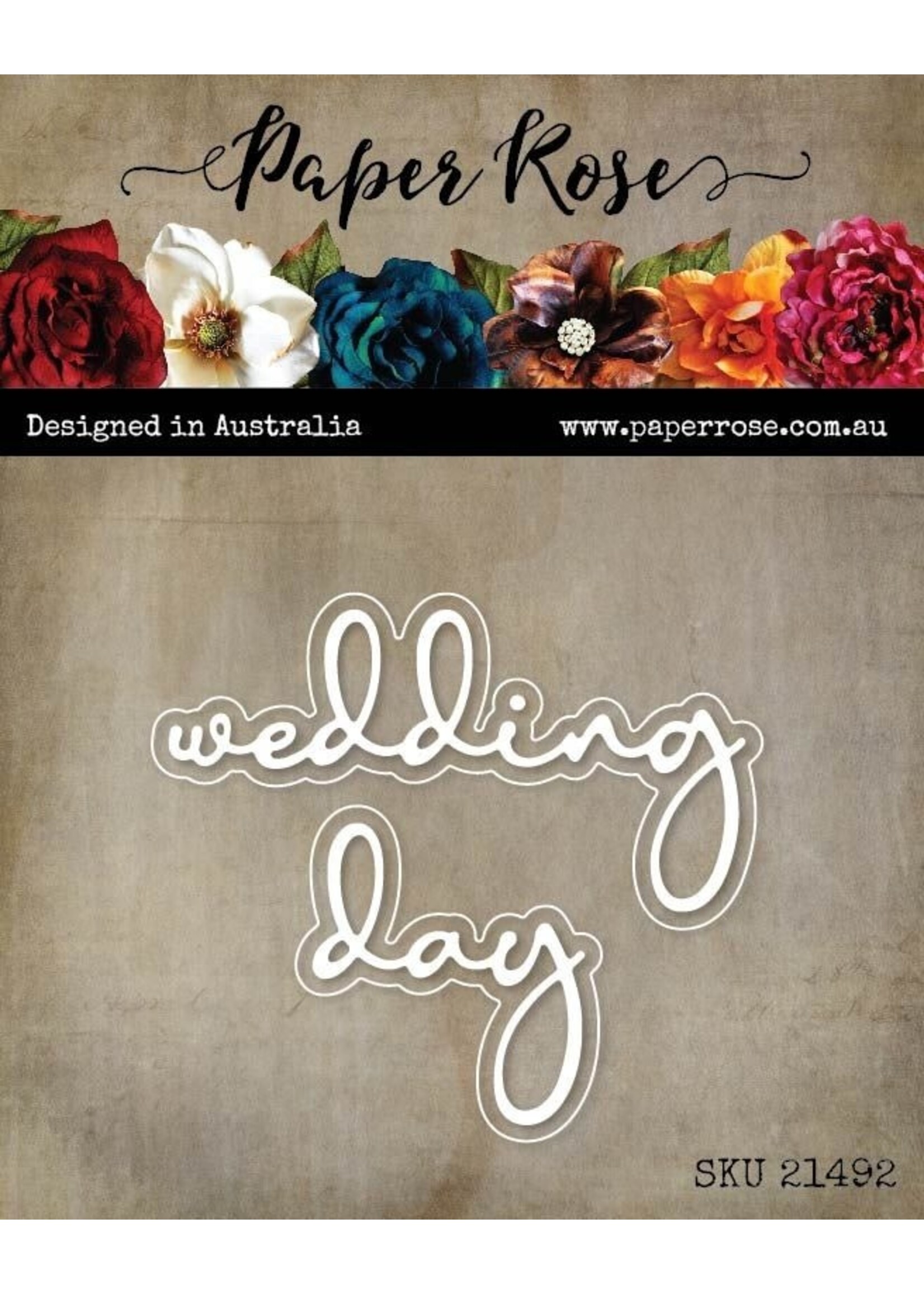 Paper Rose Paper Rose Die, 21492 Wedding Day Layered