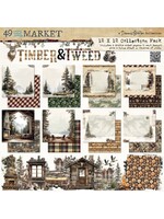 49 & Market 49 and Market 12x12 Collection Pack, Timber and Tweed