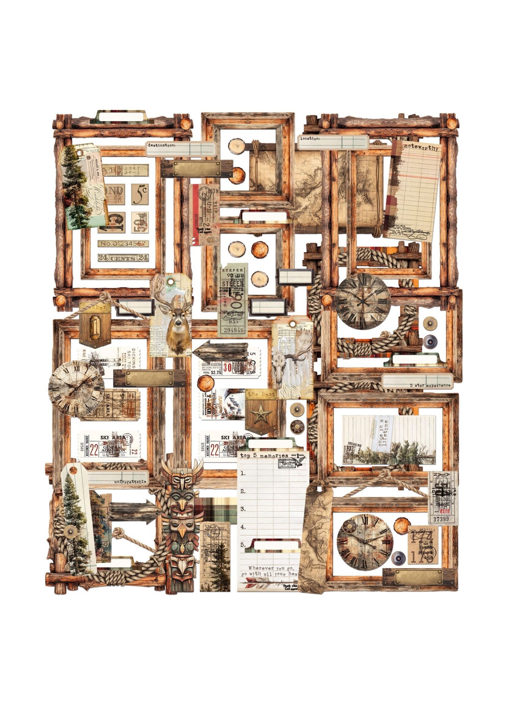 49 and Market 49 and Market Ephemera, Timber and Tweed