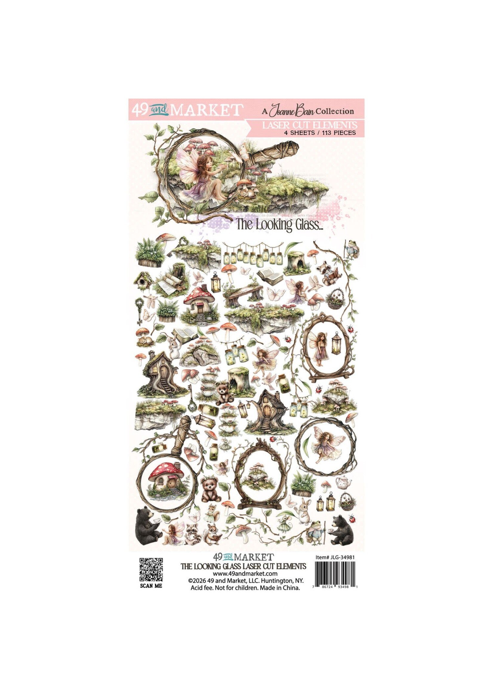 49 and Market 49 and Market Laser Cut Elements, The Looking Glass