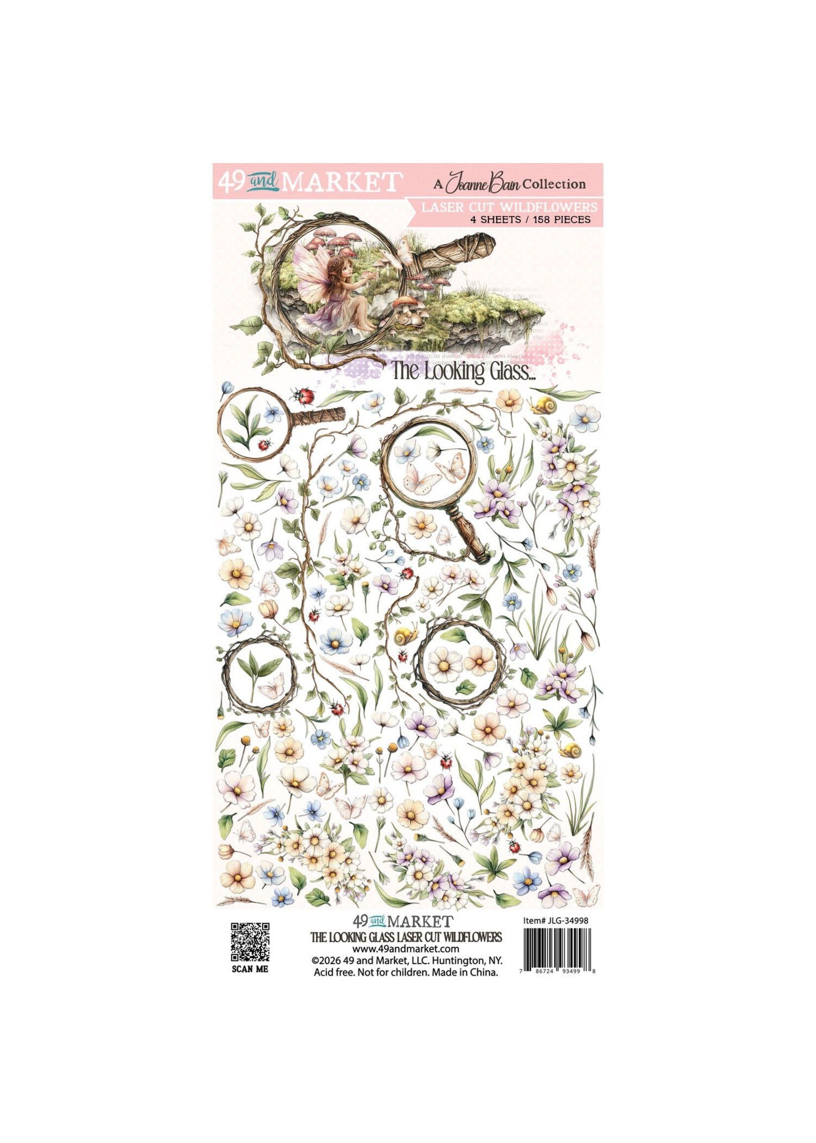49 and Market 49 and Market Laser Cut Wildflowers, The Looking Glass
