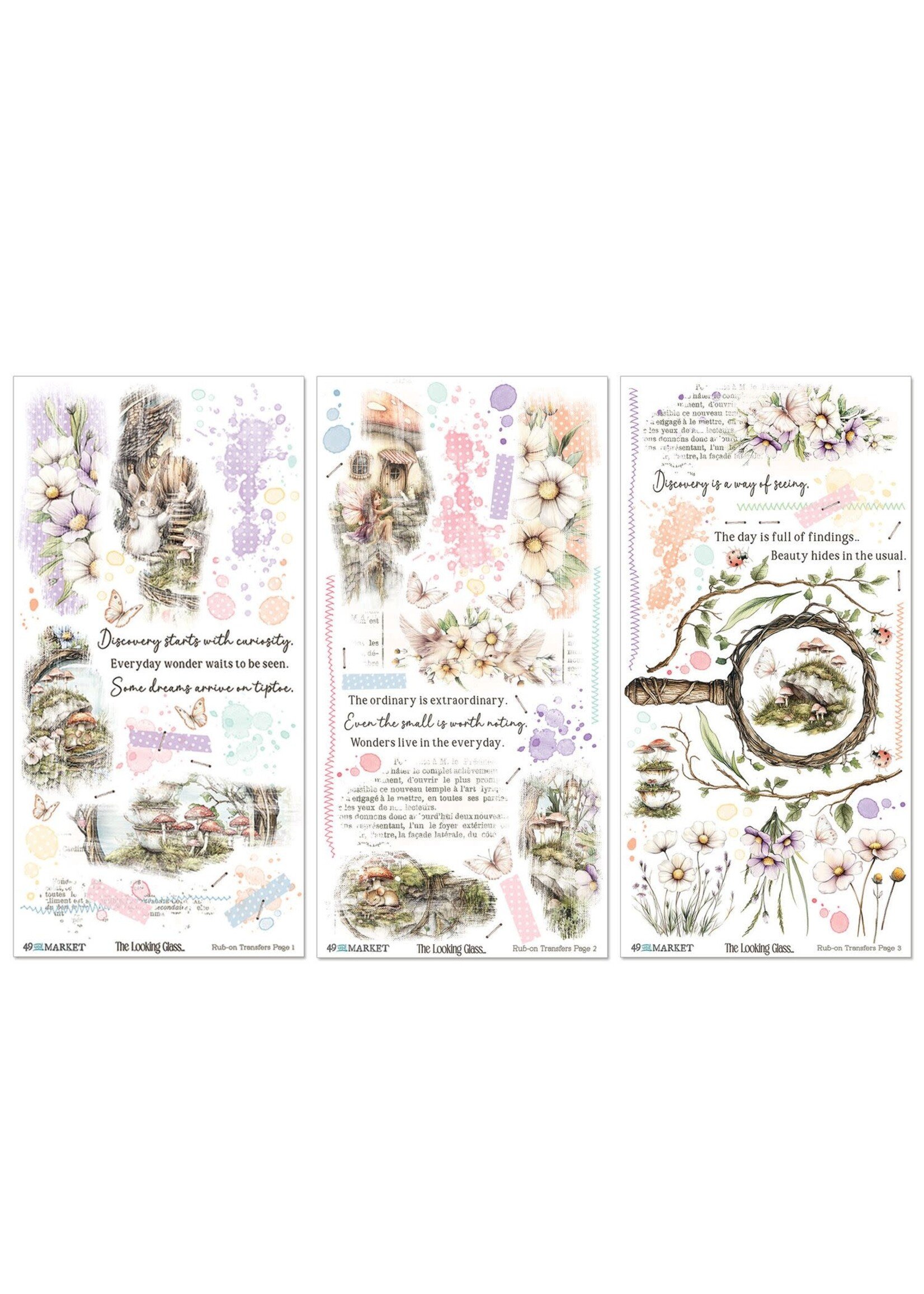 49 and Market 49 and Market Rub-On Transfers, The Looking Glass