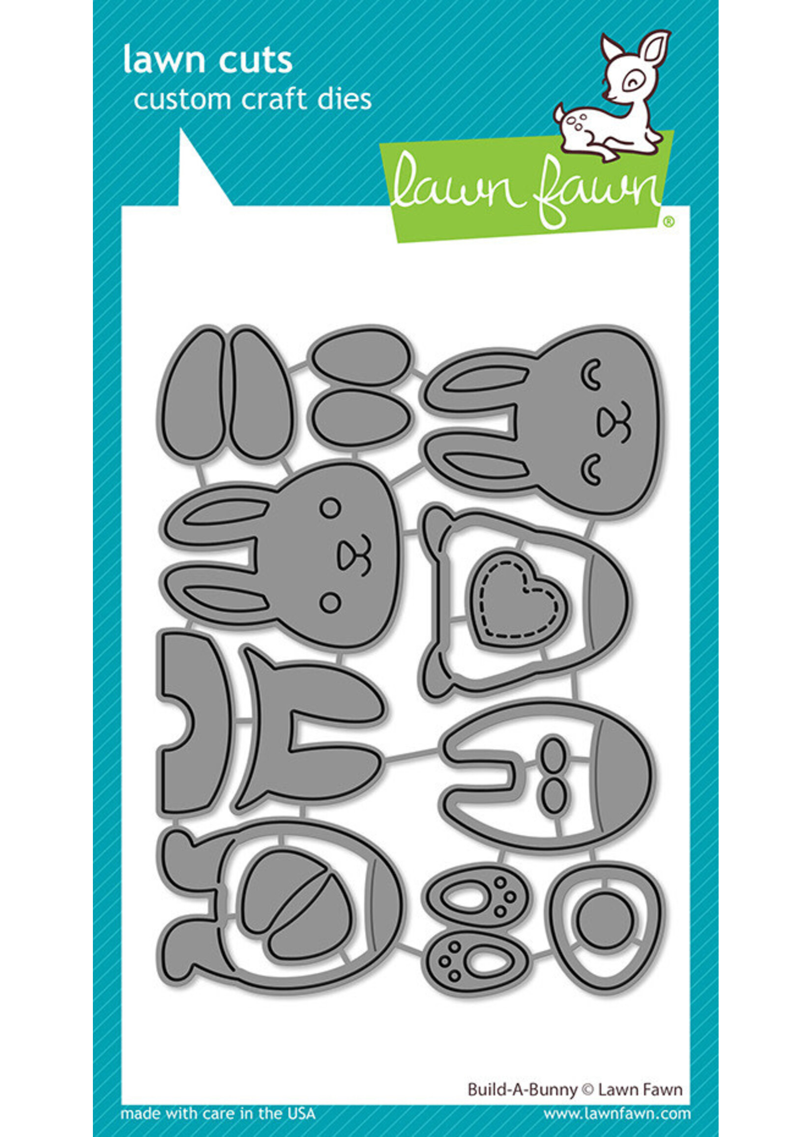 Lawn Fawn Lawn Fawn Die Combo, Build-A-Bunny and Build-A-Bunny Accessories