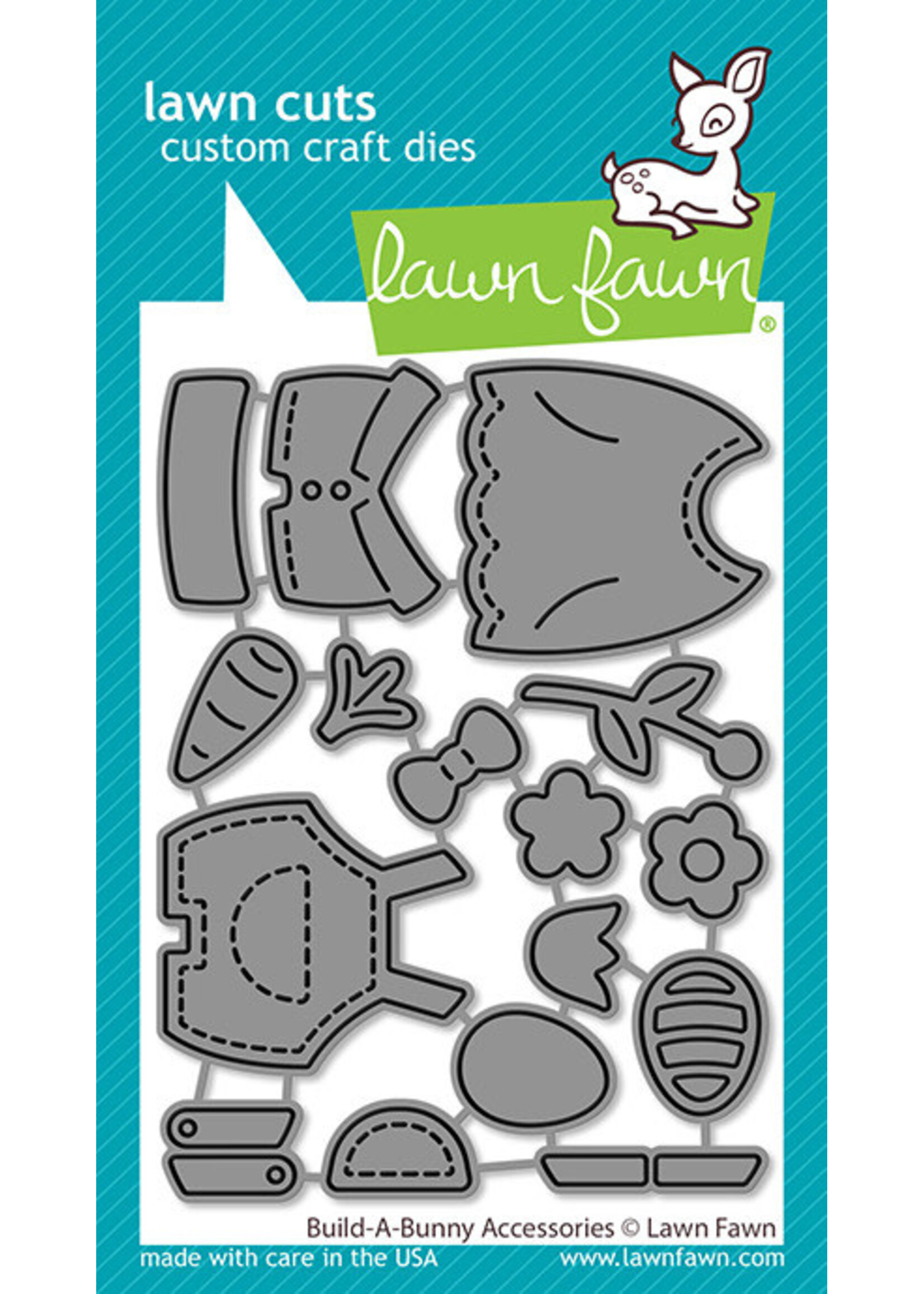 Lawn Fawn Lawn Fawn Die Combo, Build-A-Bunny and Build-A-Bunny Accessories
