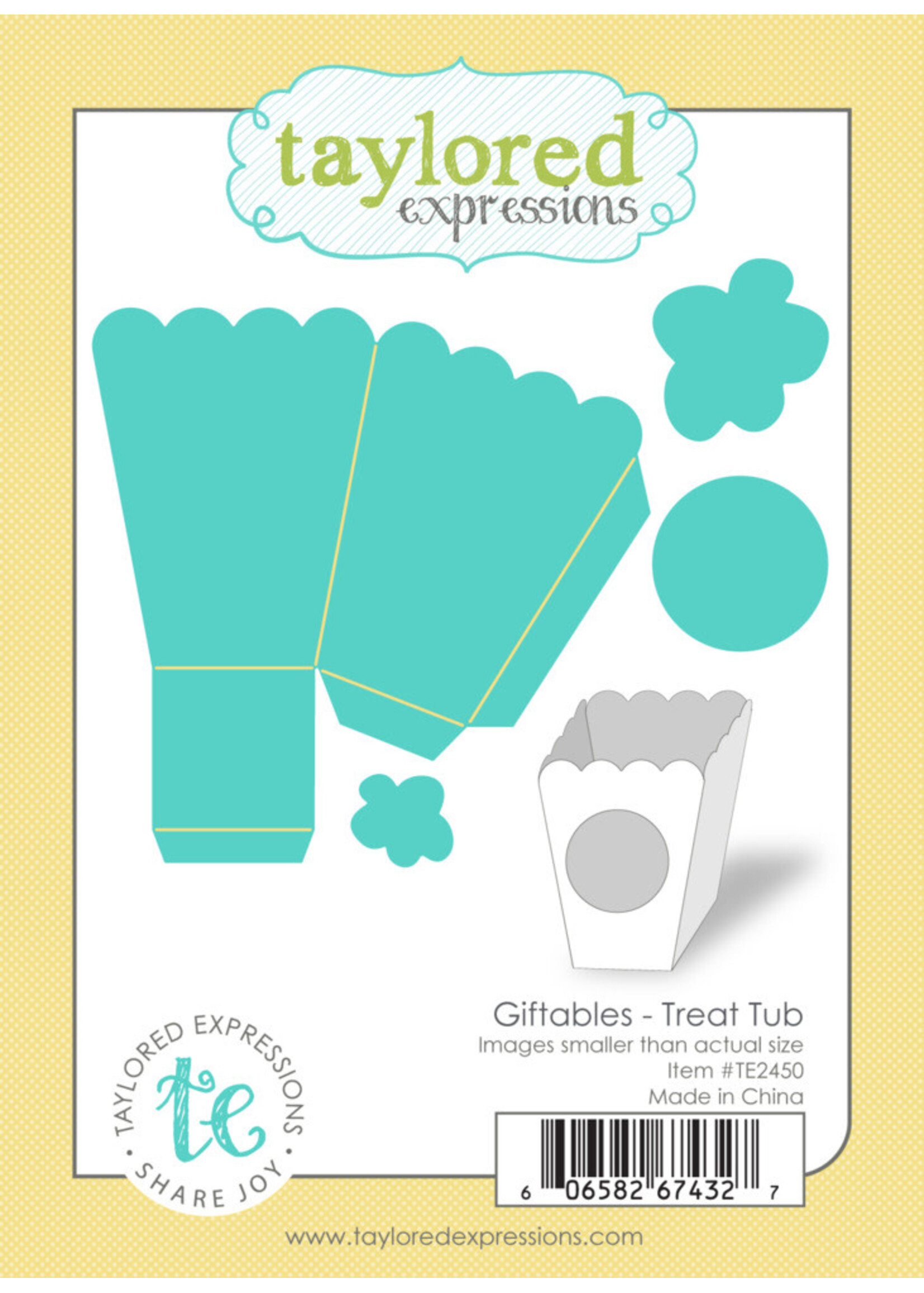 Taylored Expressions Taylored Expressions Die, Giftables - Treat Tub