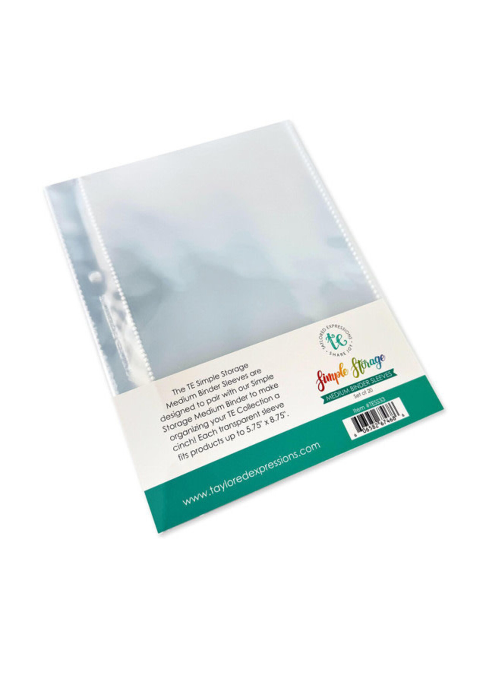 Taylored Expressions Taylored Expressions Simple Storage, Medium Binder Sleeves