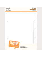 Simple Stories Simple Stories 6x8 SN@P! Divider Inserts (4)