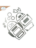 Elizabeth Craft Design Elizabeth Crafts Design Die, 2344 Grunge Envelope