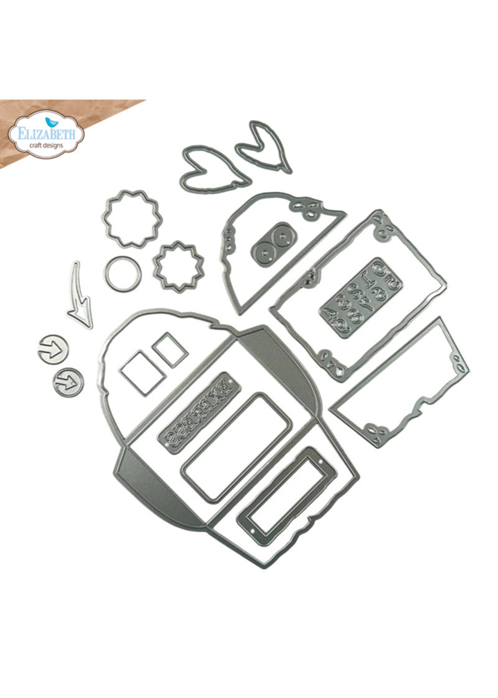 Elizabeth Craft Design Elizabeth Crafts Design Die, 2344 Grunge Envelope