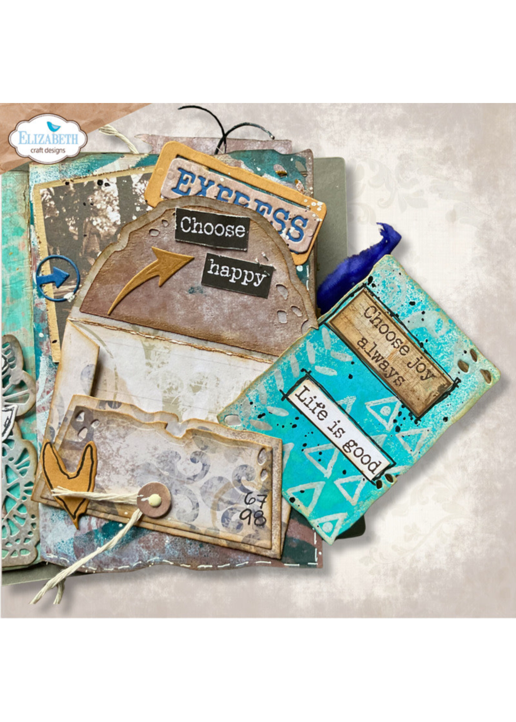 Elizabeth Craft Design Elizabeth Crafts Design Die, 2344 Grunge Envelope