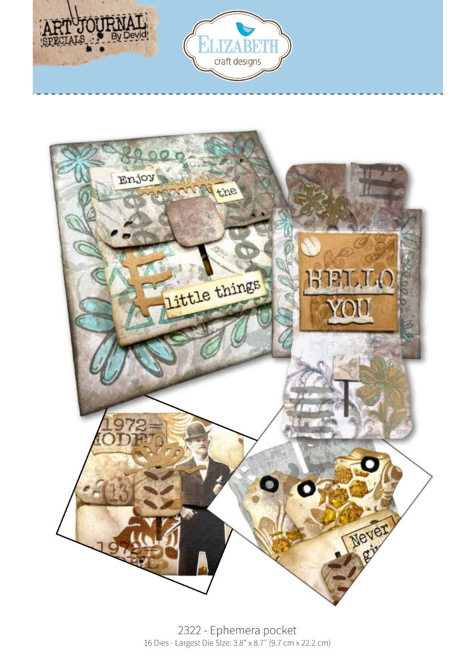 Elizabeth Craft Design Elizabeth Craft Designs Die, 2322 Ephemera Pocket