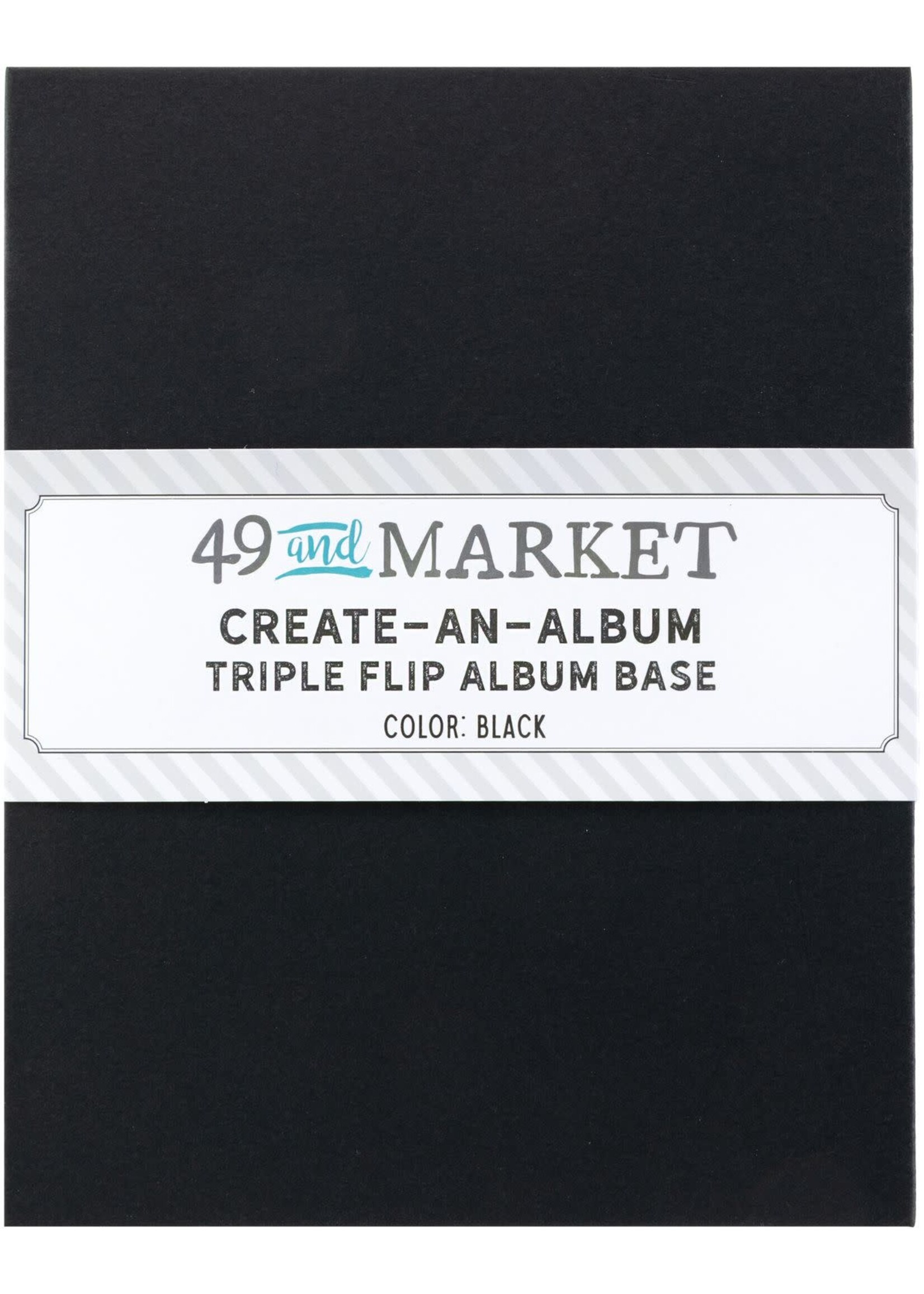 49 and Market 49 and Market Triple Flip Album Base, Black