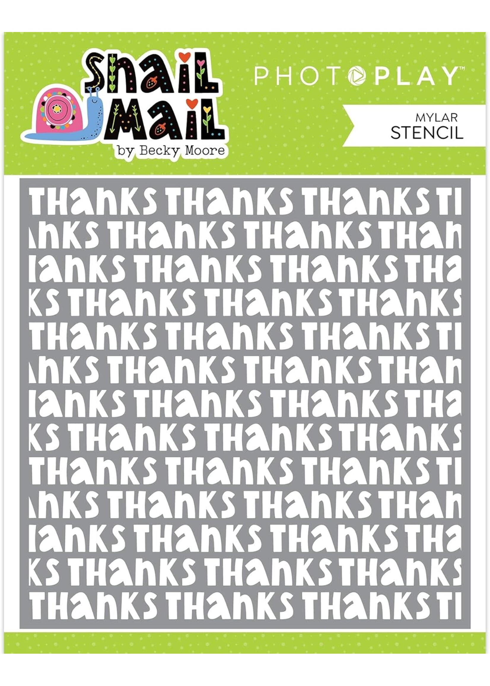 PhotoPlay PhotoPlay Stencil, Thanks