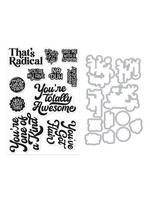 Hero  Arts Hero Arts Stamp/Die, Totally Awesome