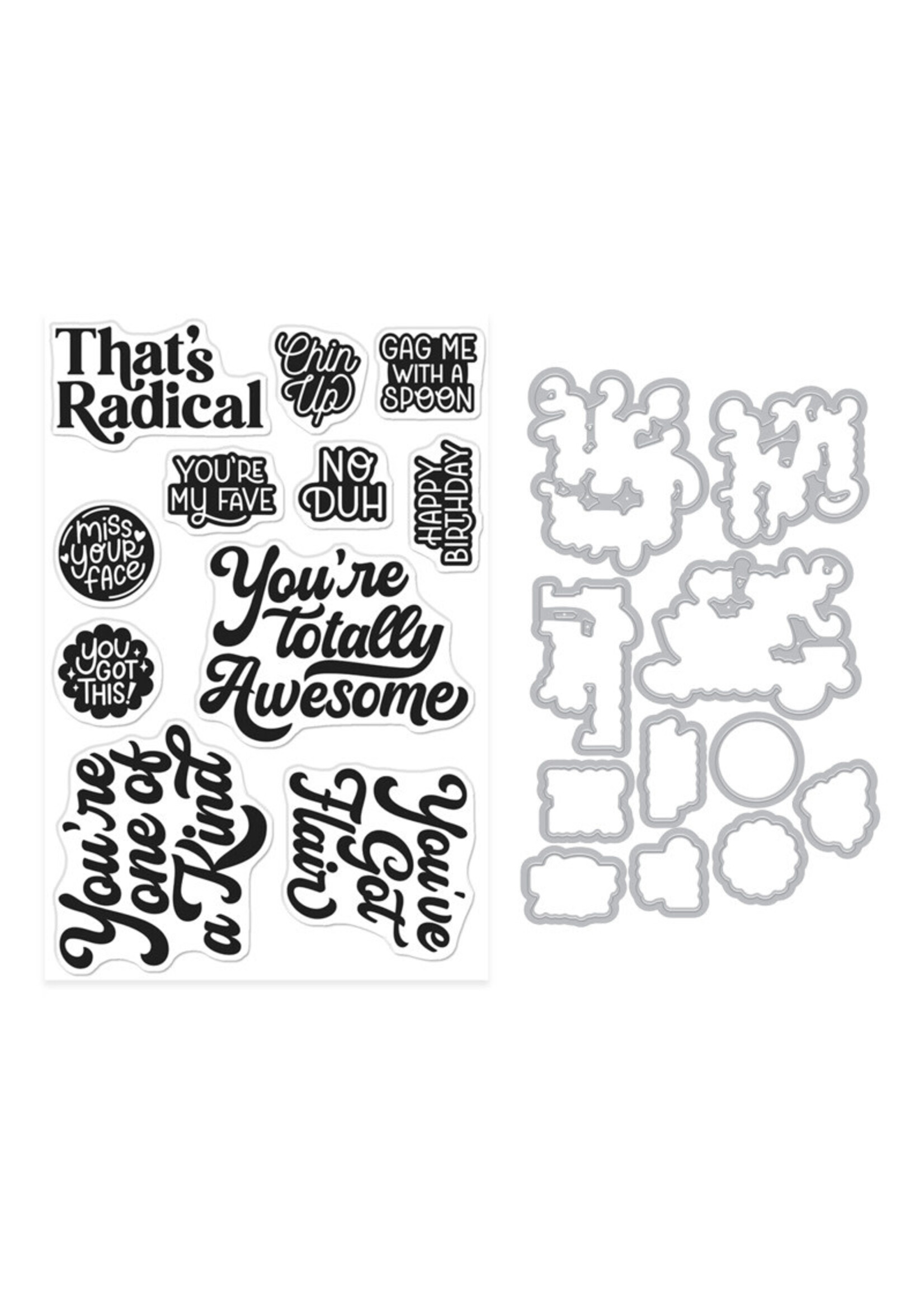 Hero  Arts Hero Arts Stamp/Die, Totally Awesome