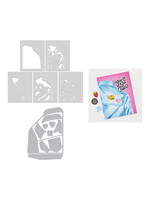 Hero  Arts Hero Arts Die/Stencil Bundle, Jean Jacket