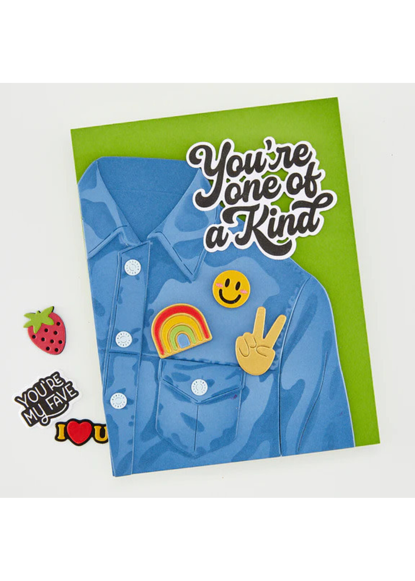 Hero  Arts Hero Arts Die/Stencil Bundle, Jean Jacket