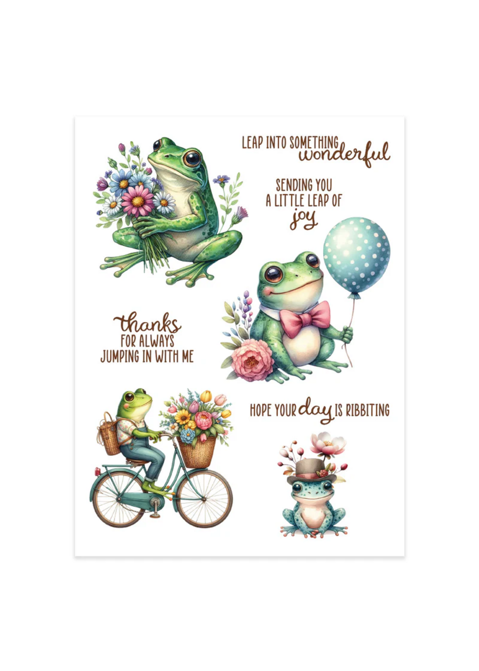 Spellbinders Spellbinders Rub-On Sheets, Little Leaps