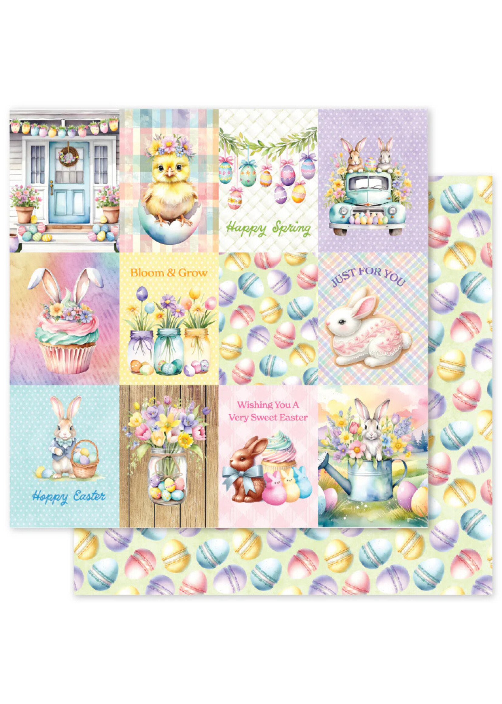 Paper Rose Paper Rose 12x12 Hop Into Spring, C